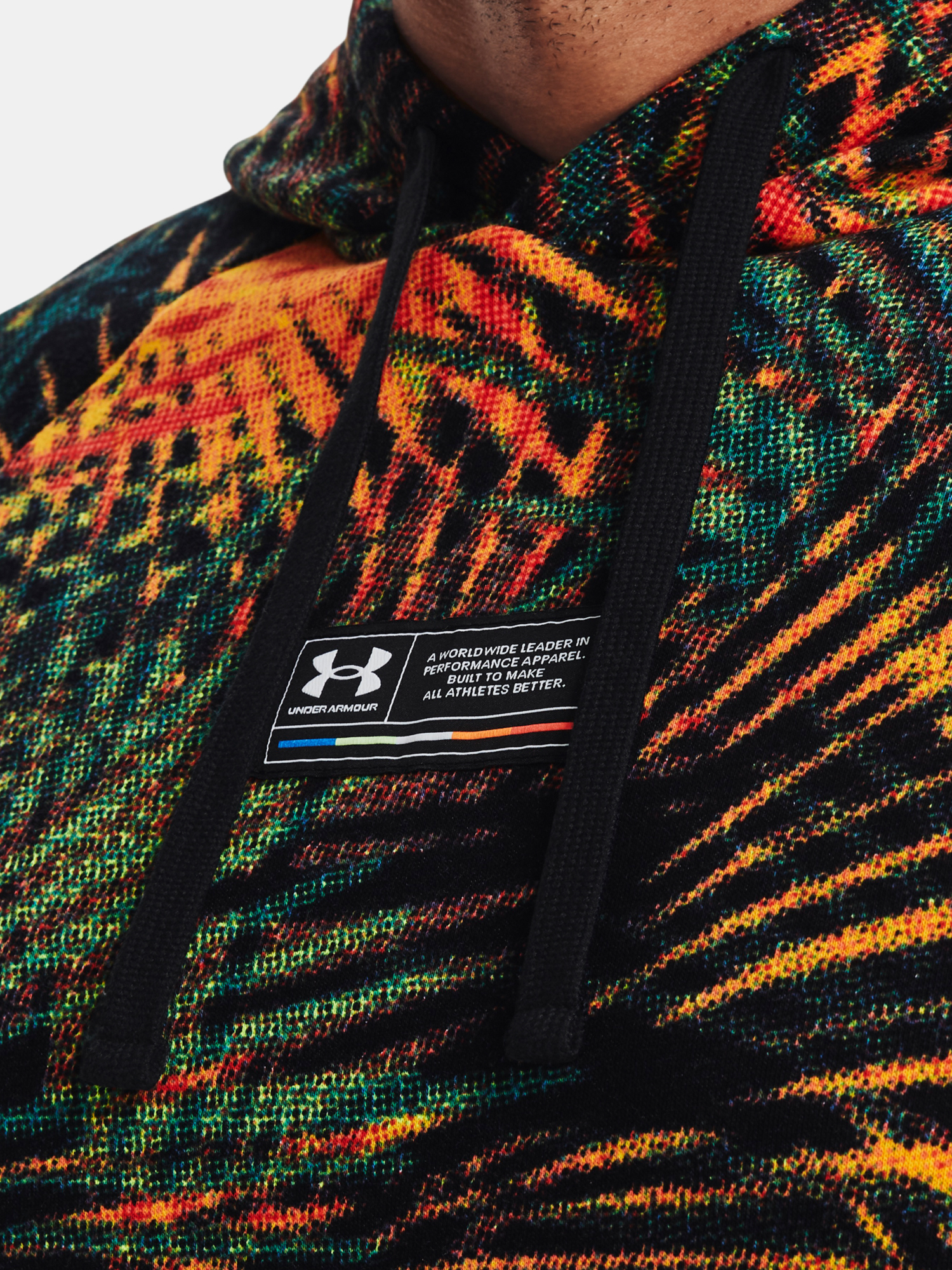 Under Armour Sweatshirt UA Rival Flc Sport Palm HD-GLD - Mens