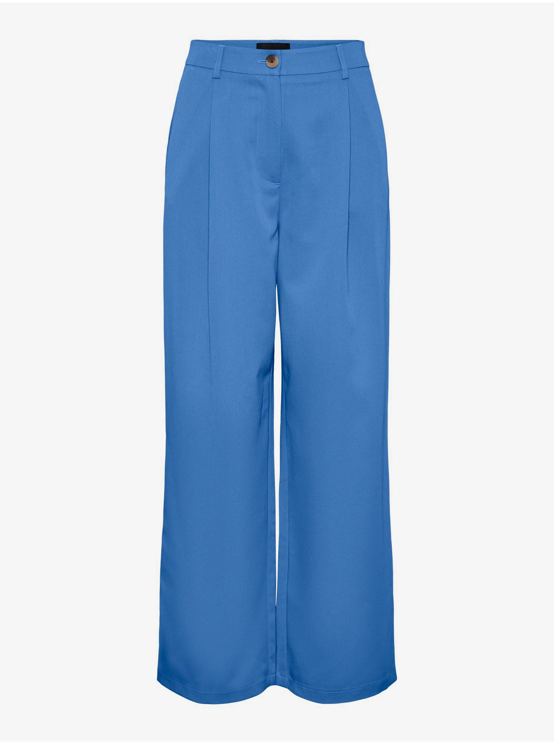 Women's Blue Wide Trousers Pieces Thelma - Women's