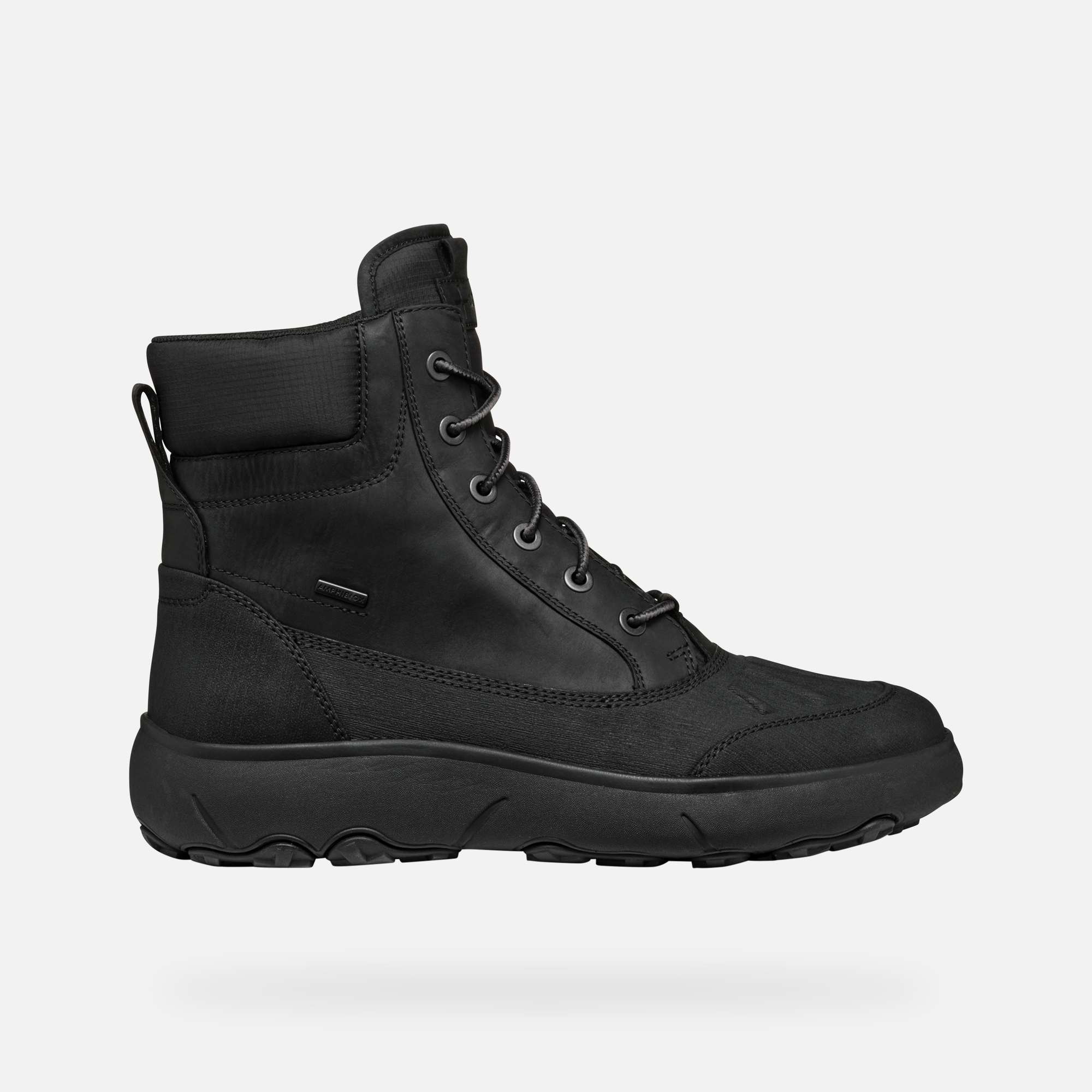Black Men&#039;s Ankle Boots Geox Nebula + Grip AB - Men
