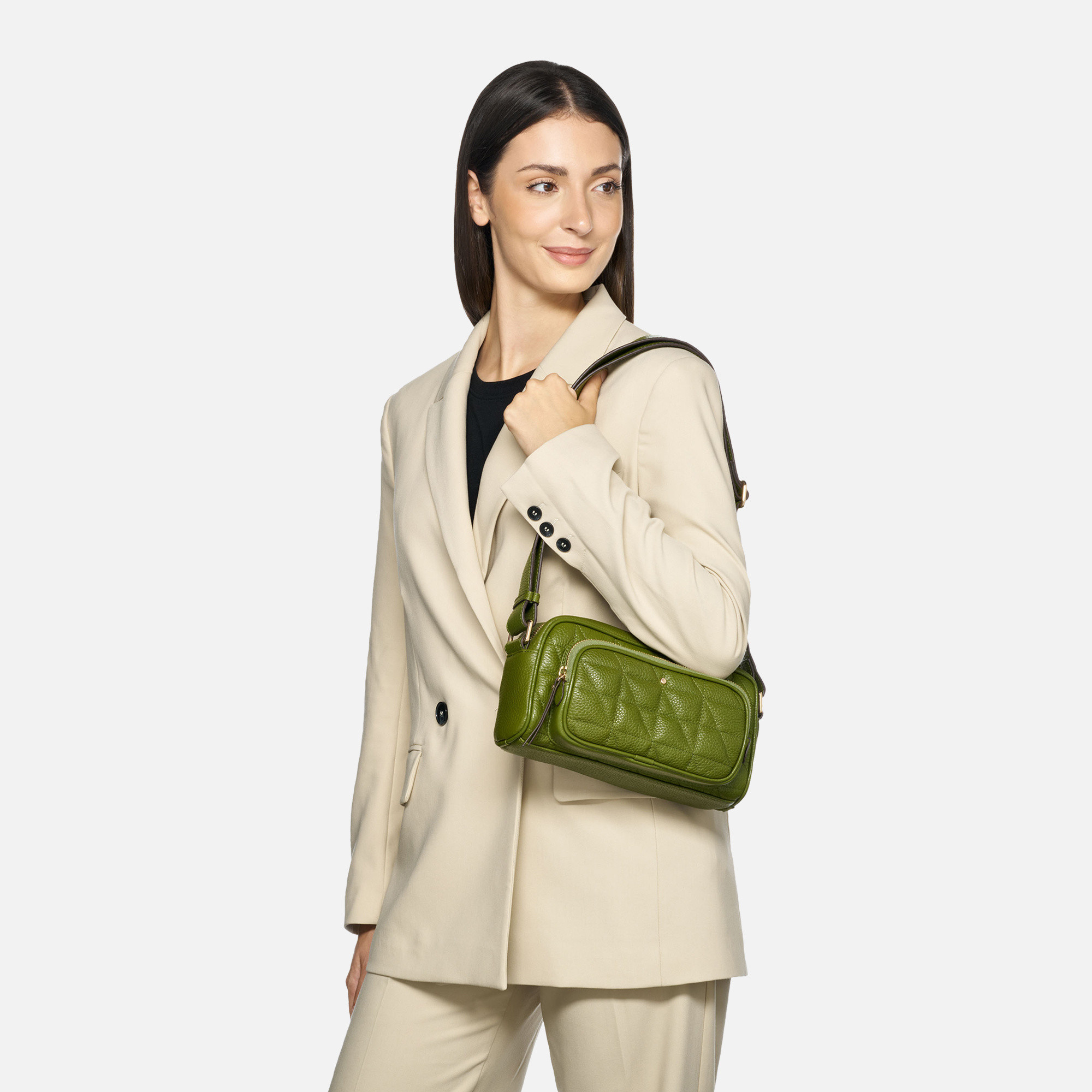 Green women&#039;s handbag Geox Narcisia - Women&#039;s