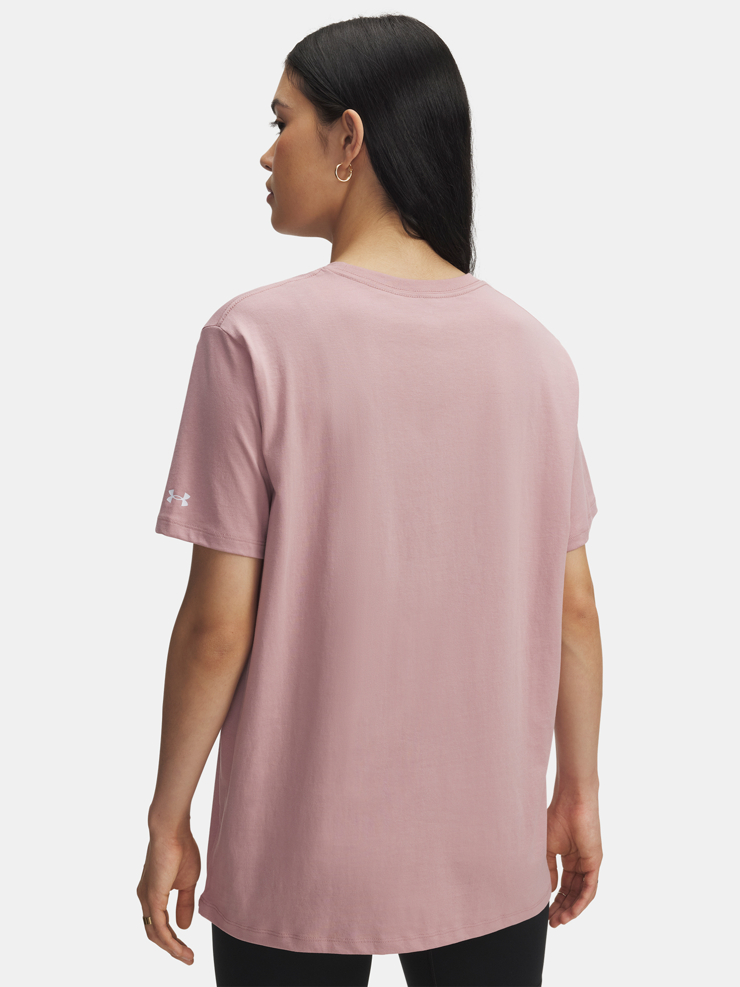 Women's T-shirt Under Armour Rival OS Campus Tee-PNK - Women