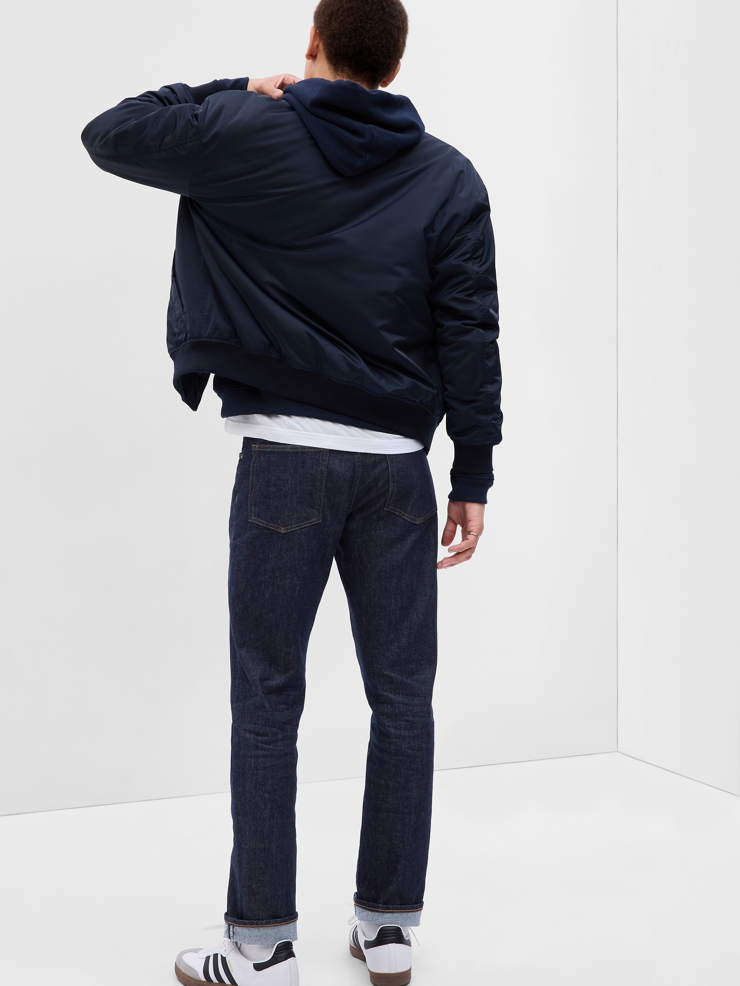 Slim fit pentru barbati GAP - albastru inchis