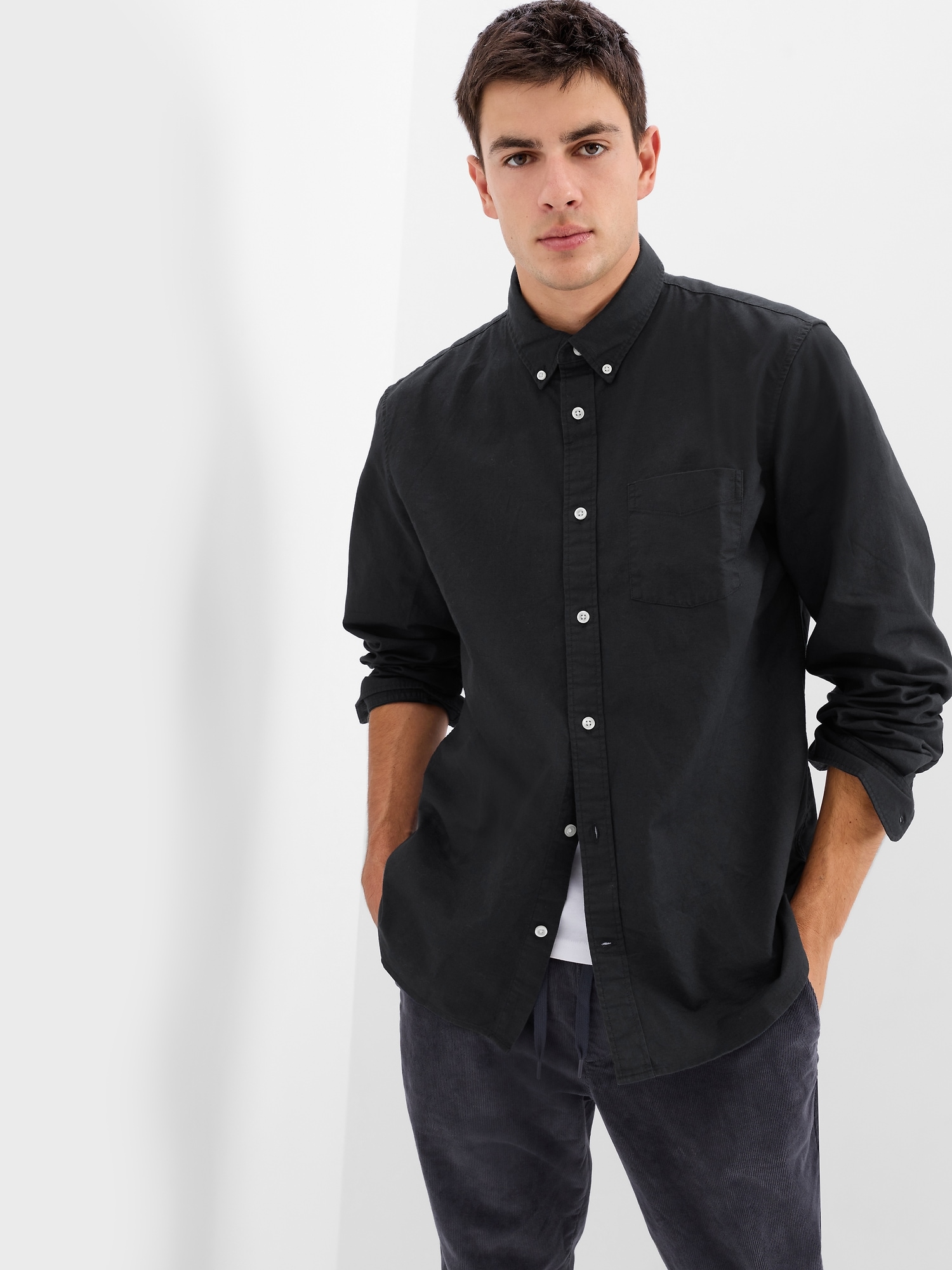 GAP Košile Oxford Standard Fit - Pánské