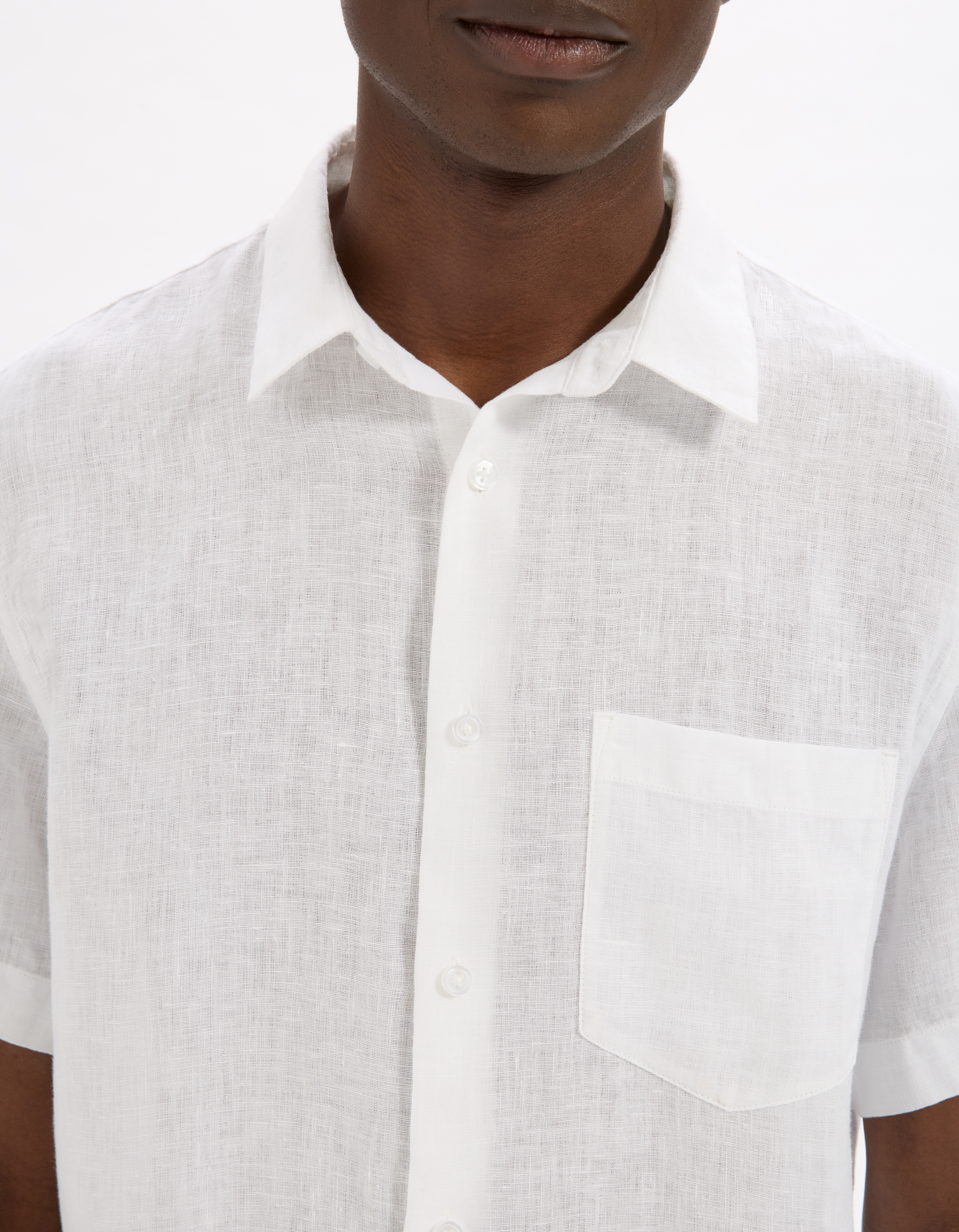 Tricouri cu maneca scurta pentru barbati Celio - alb