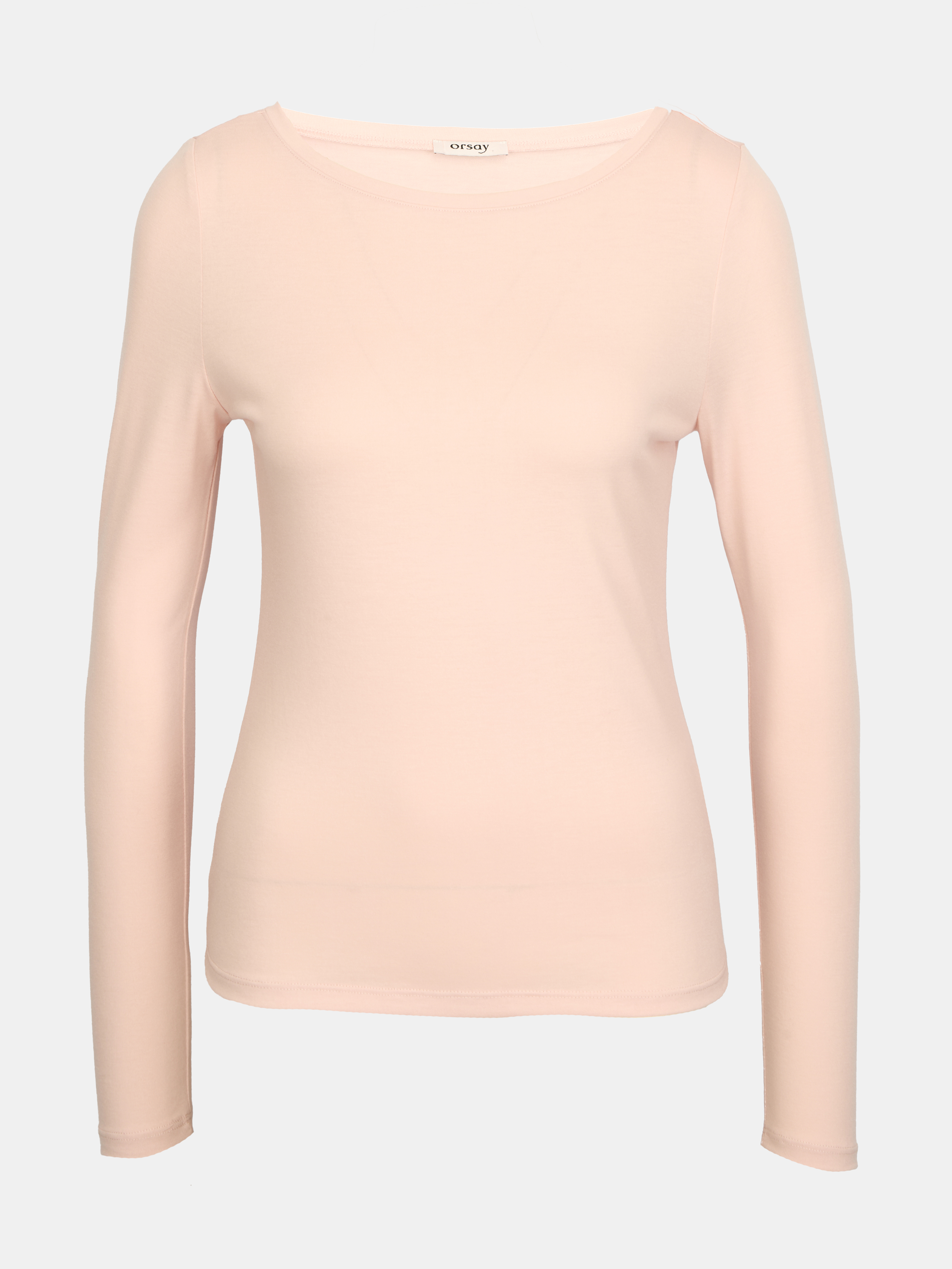 Светлорозова дамска тениска с дълъг ръкав ORSAY