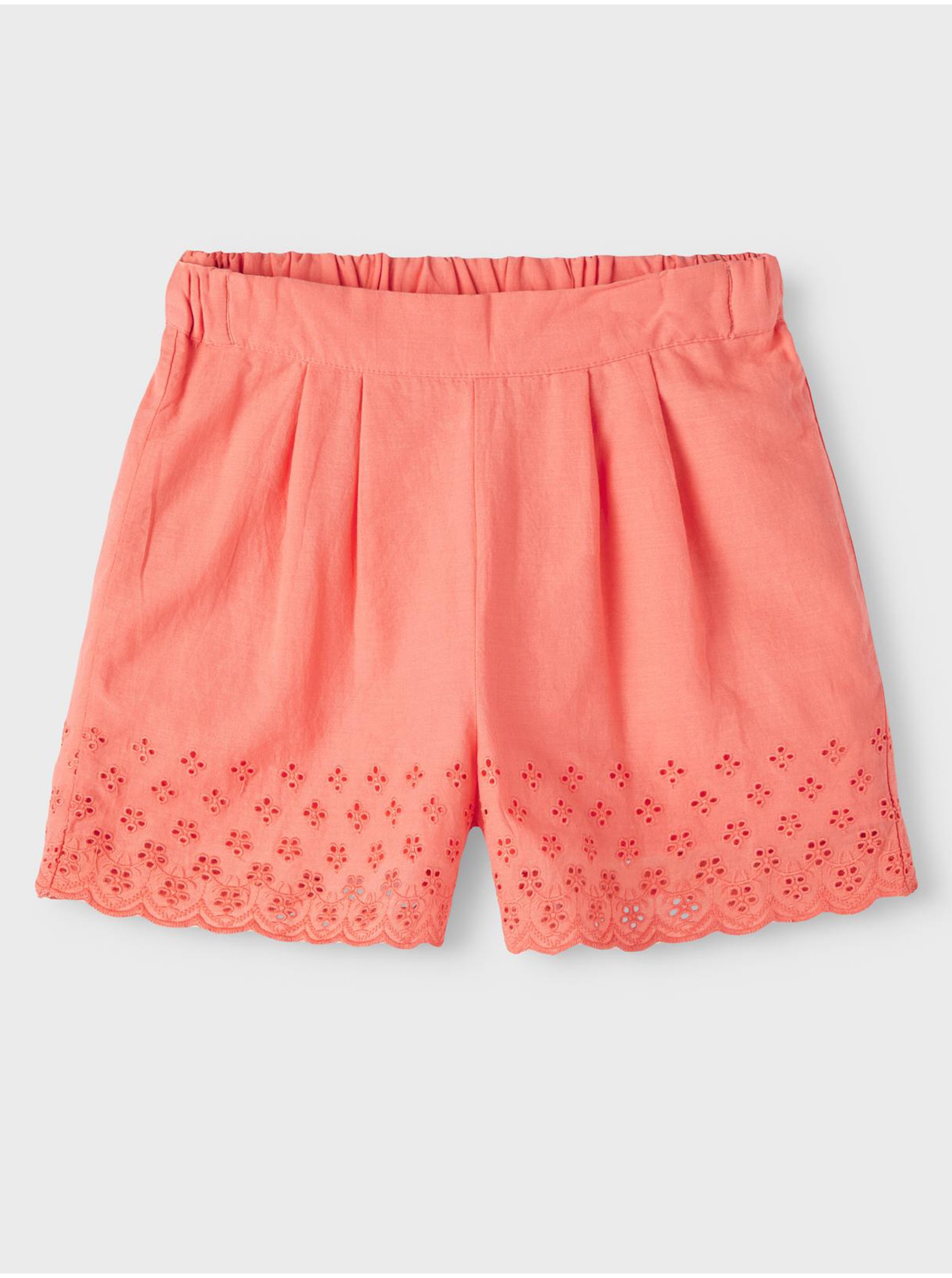 Coral girl's shorts name it Fiona - Girls
