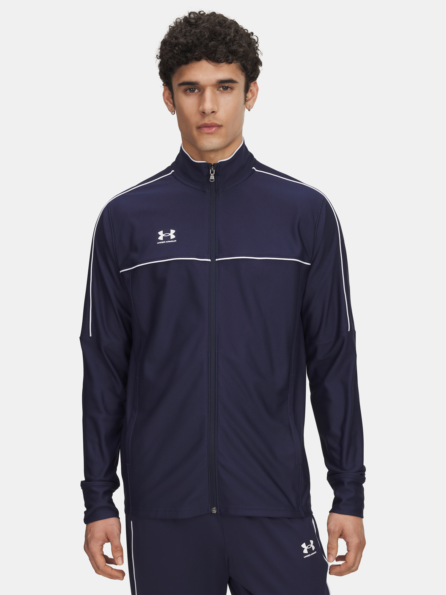 Mens Under Armour M Challenger Track Jacket-BLU - Men