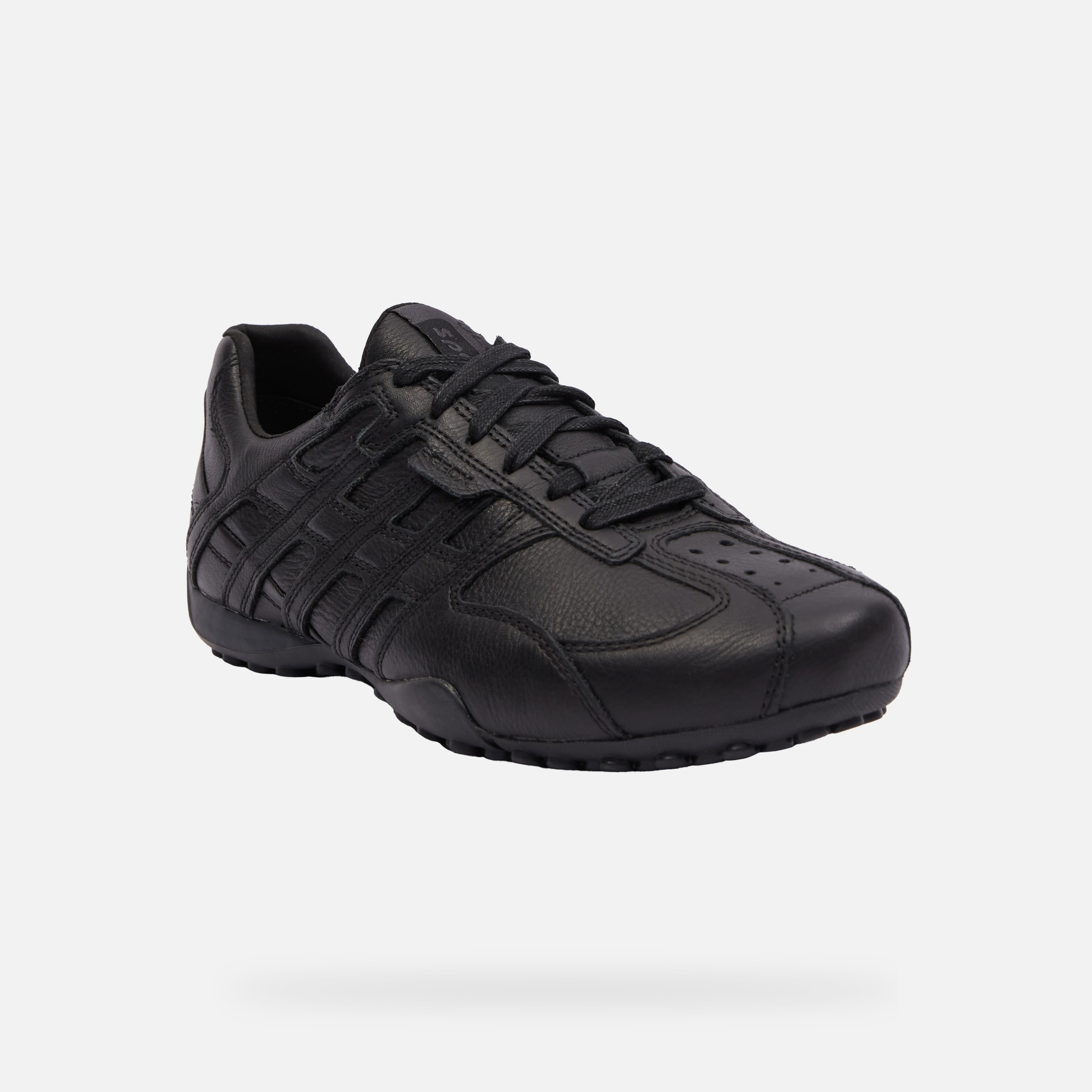 Black men's sneakers Geox Snake Original - Men's