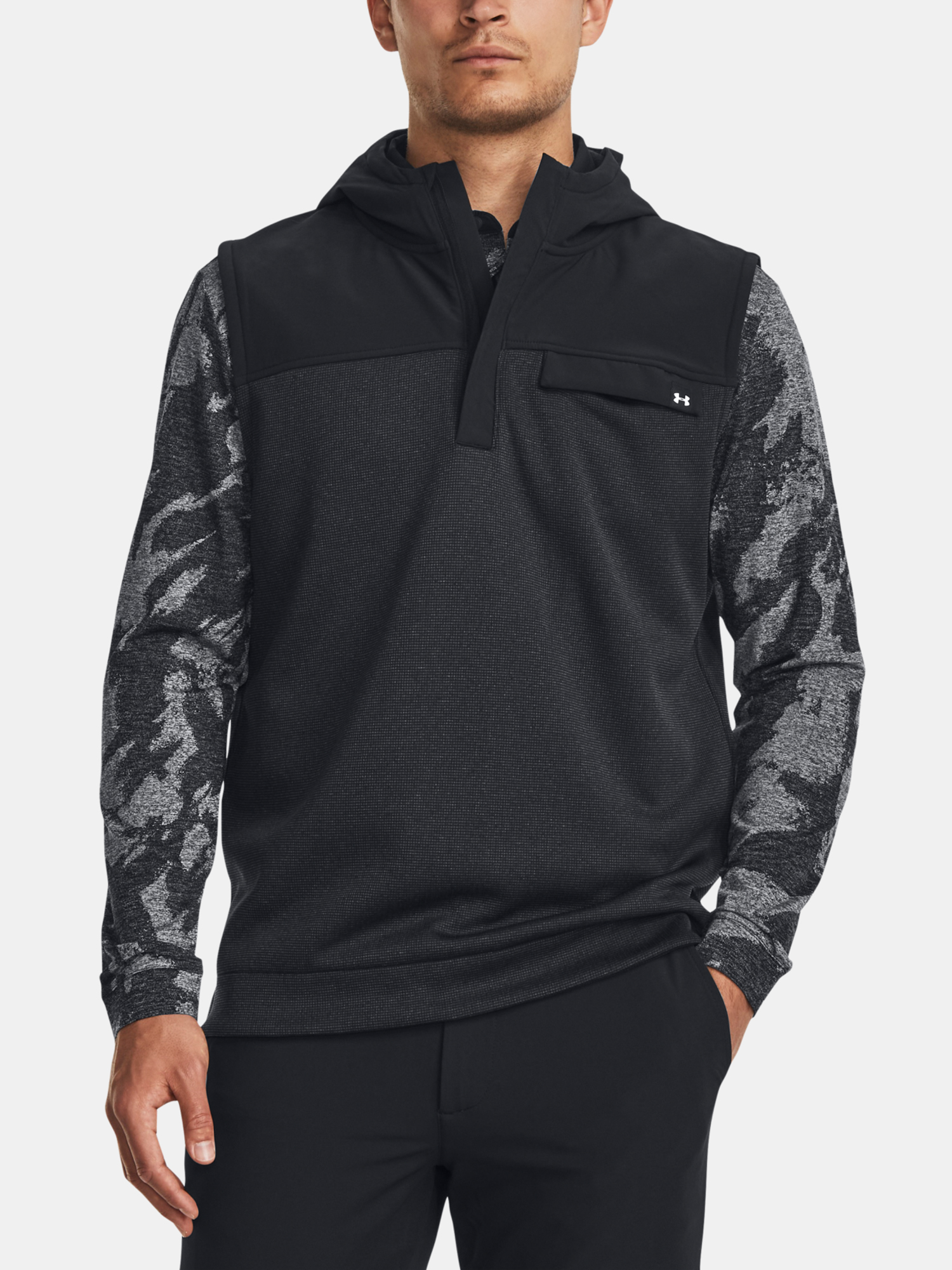 Under Armour Vesta UA Storm Sweaterfleece Vest-BLK - Pánské