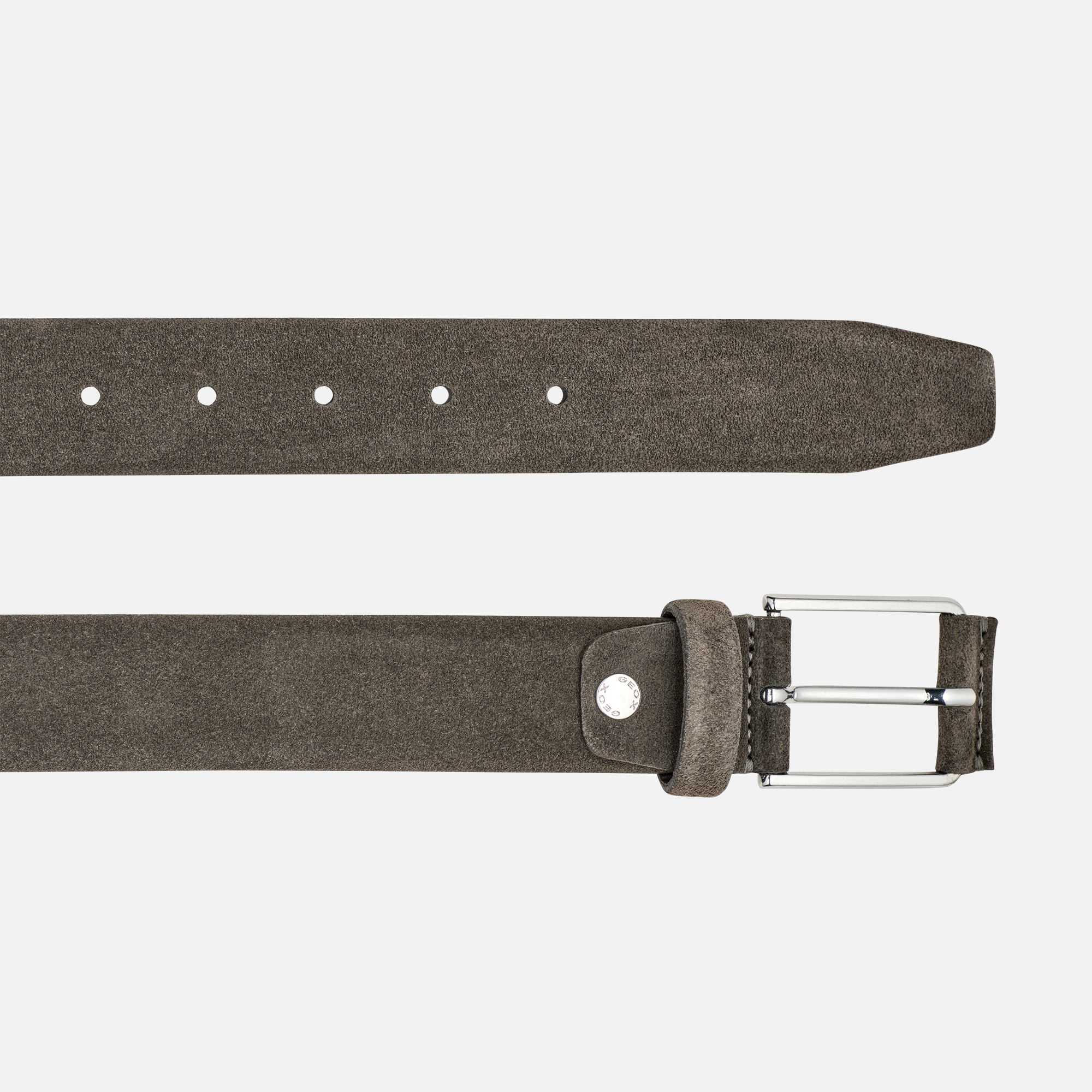 Brown men&#039;s belt Geox - Men&#039;s