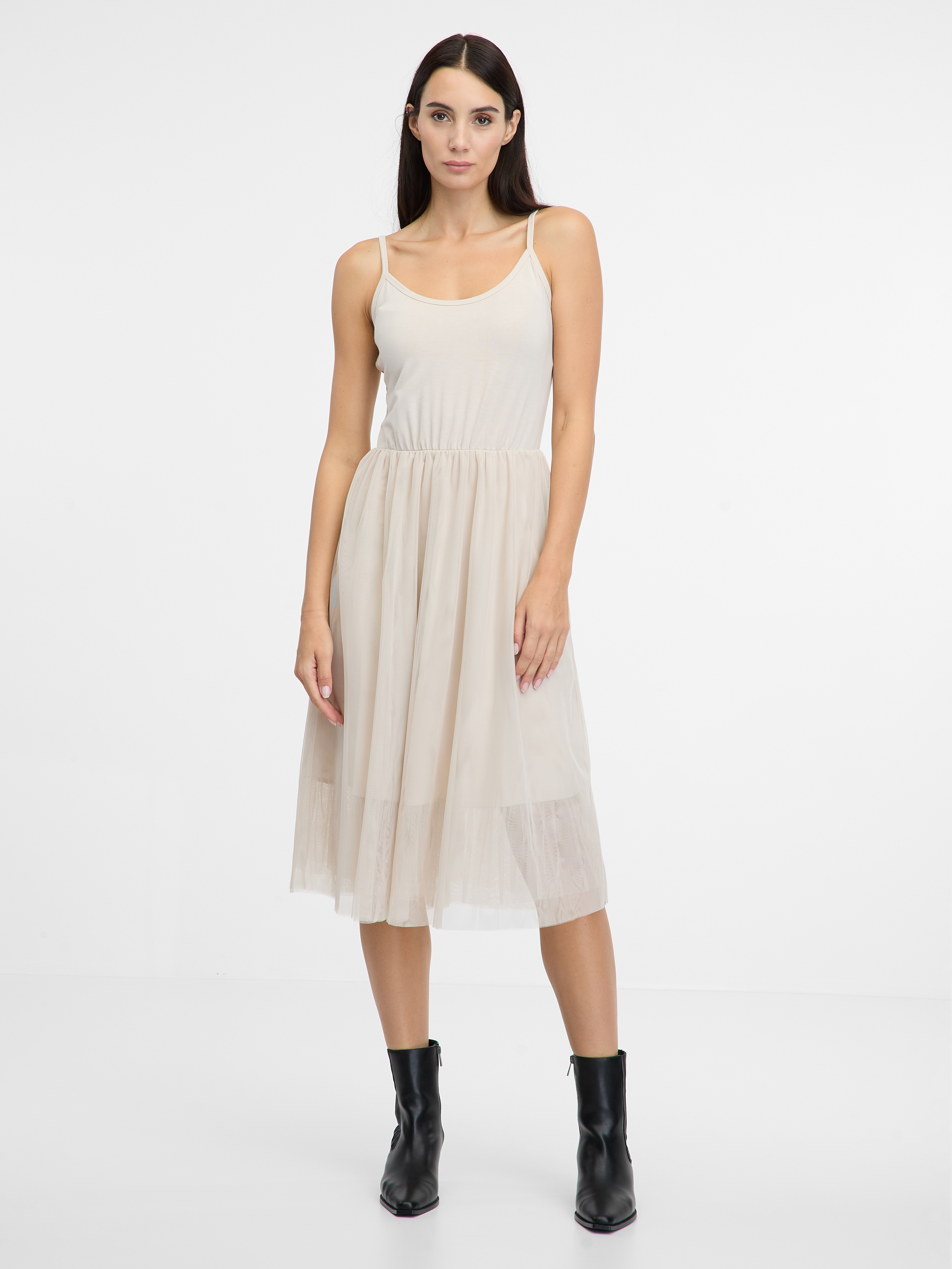 Cream women's midi dress ORSAY - Women's