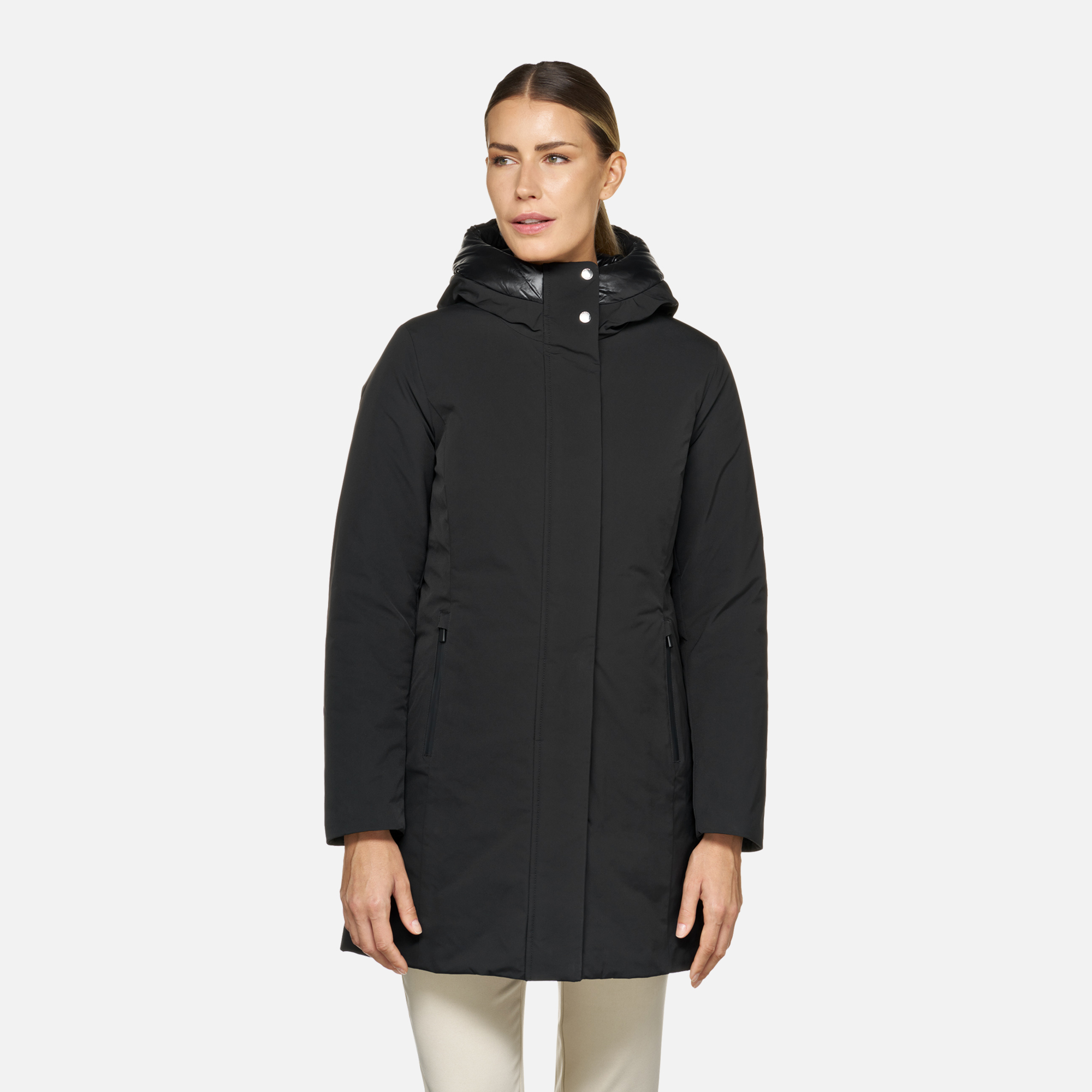 Black women's parka Geox Spherica - Women's