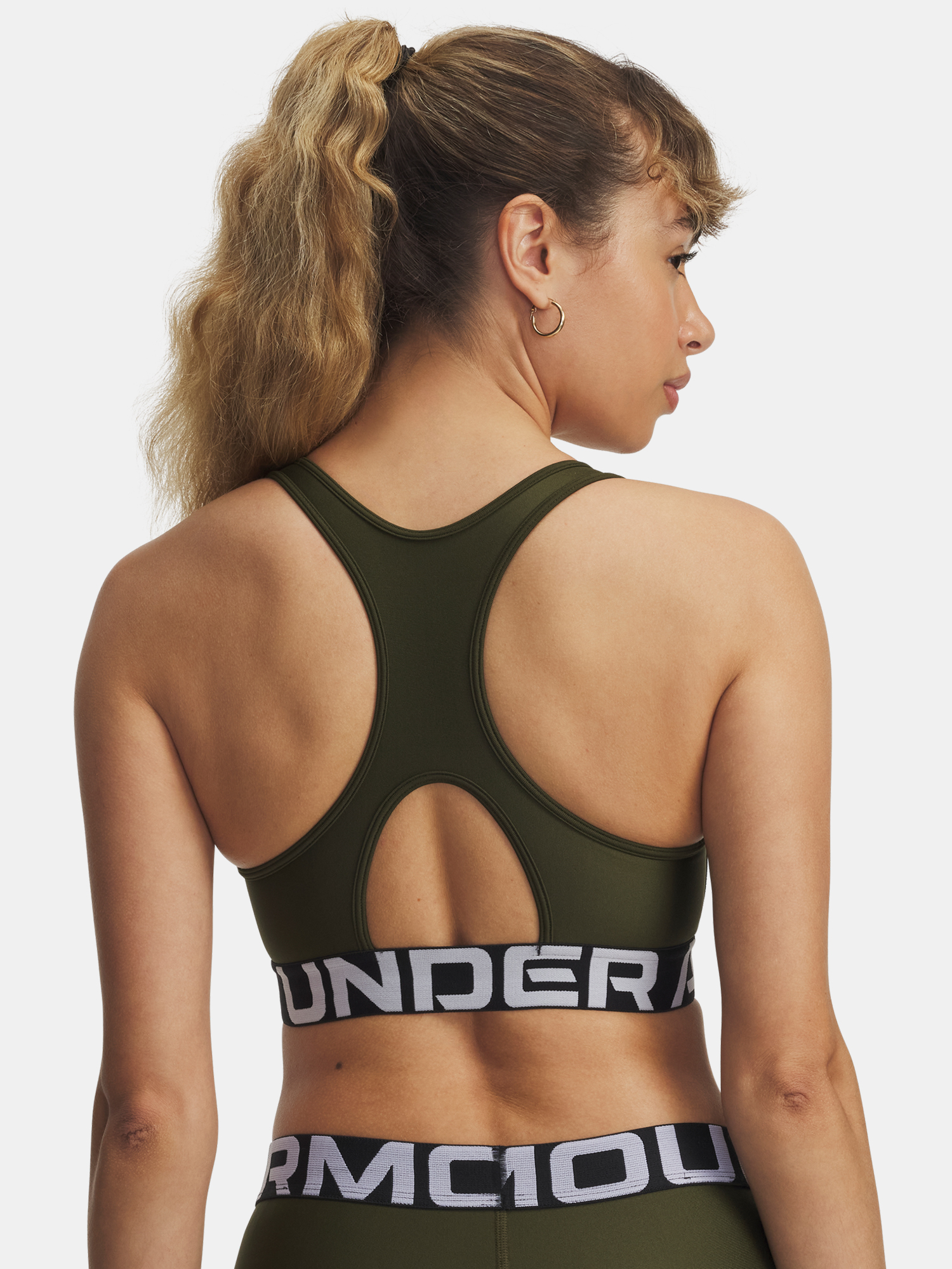 Women&#039;s bra Under Armour UA HG Mid Branded-GRN - Women&#039;s