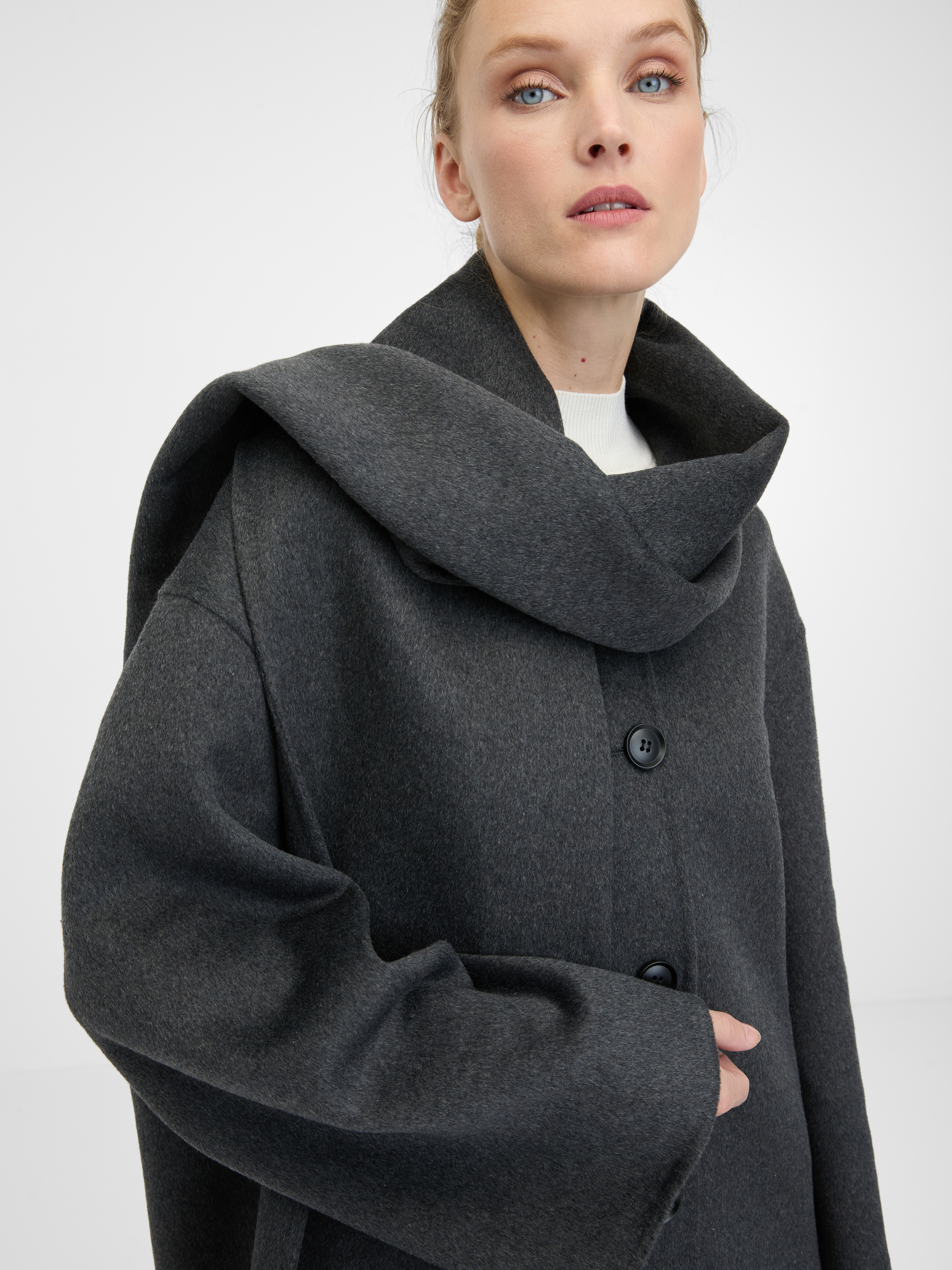 Dark grey women's coat ORSAY - Women's