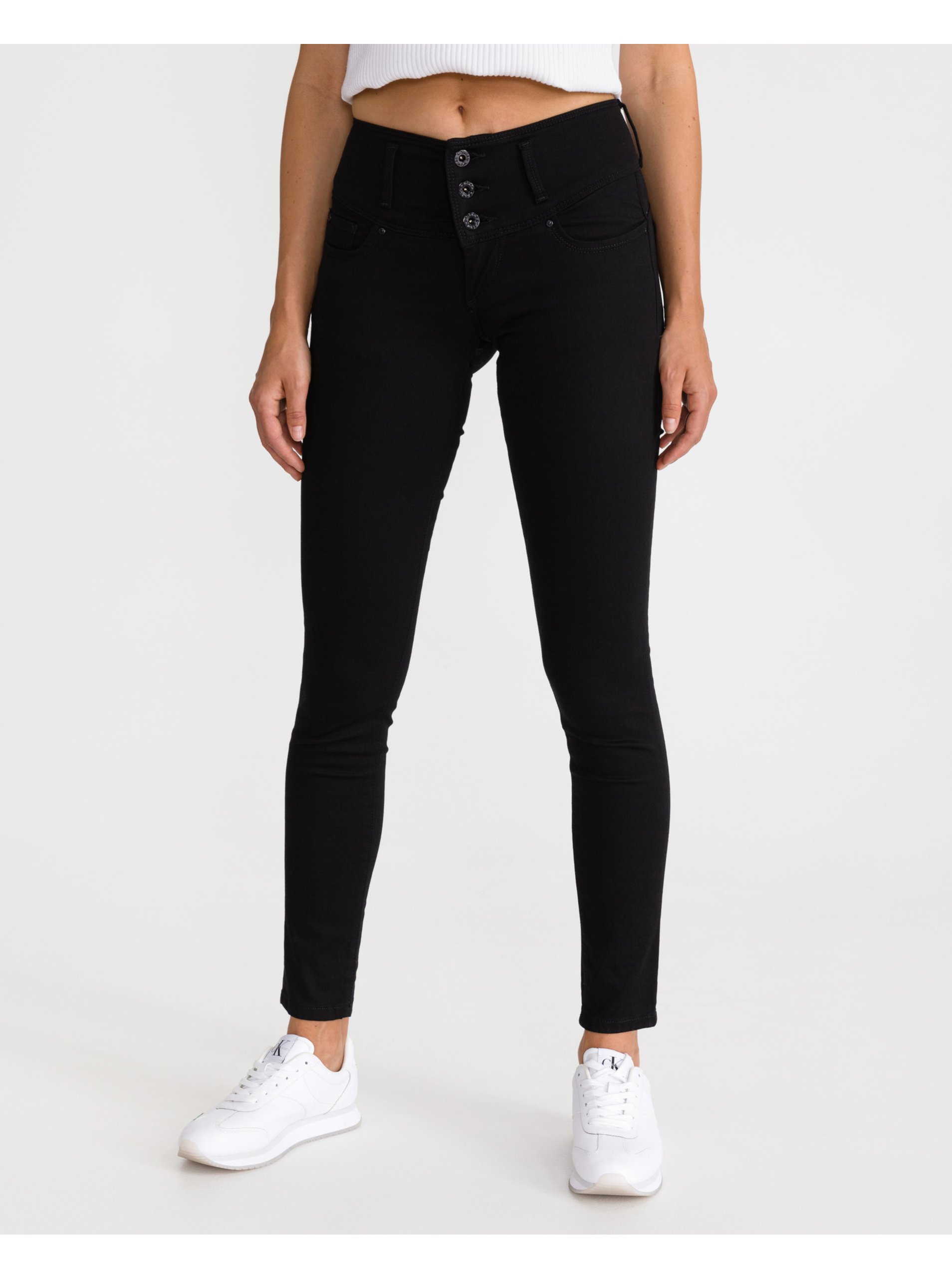 Černé dámské skinny fit džíny Salsa Jeans - Dámské