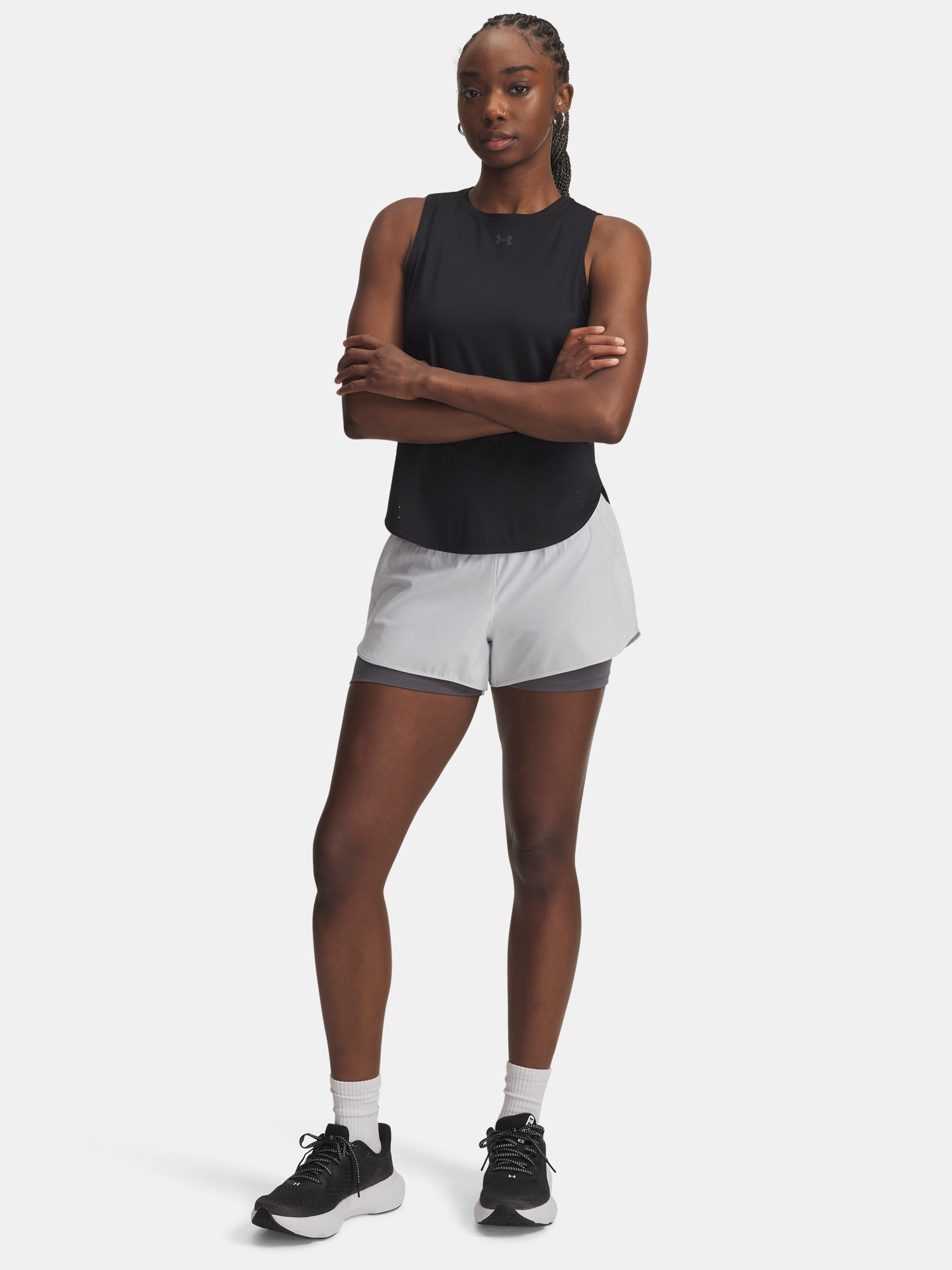 Women&#039;s shorts Under Armour UA Launch Pro 3in 2in1 Shorts-GRY - Women&#039;s