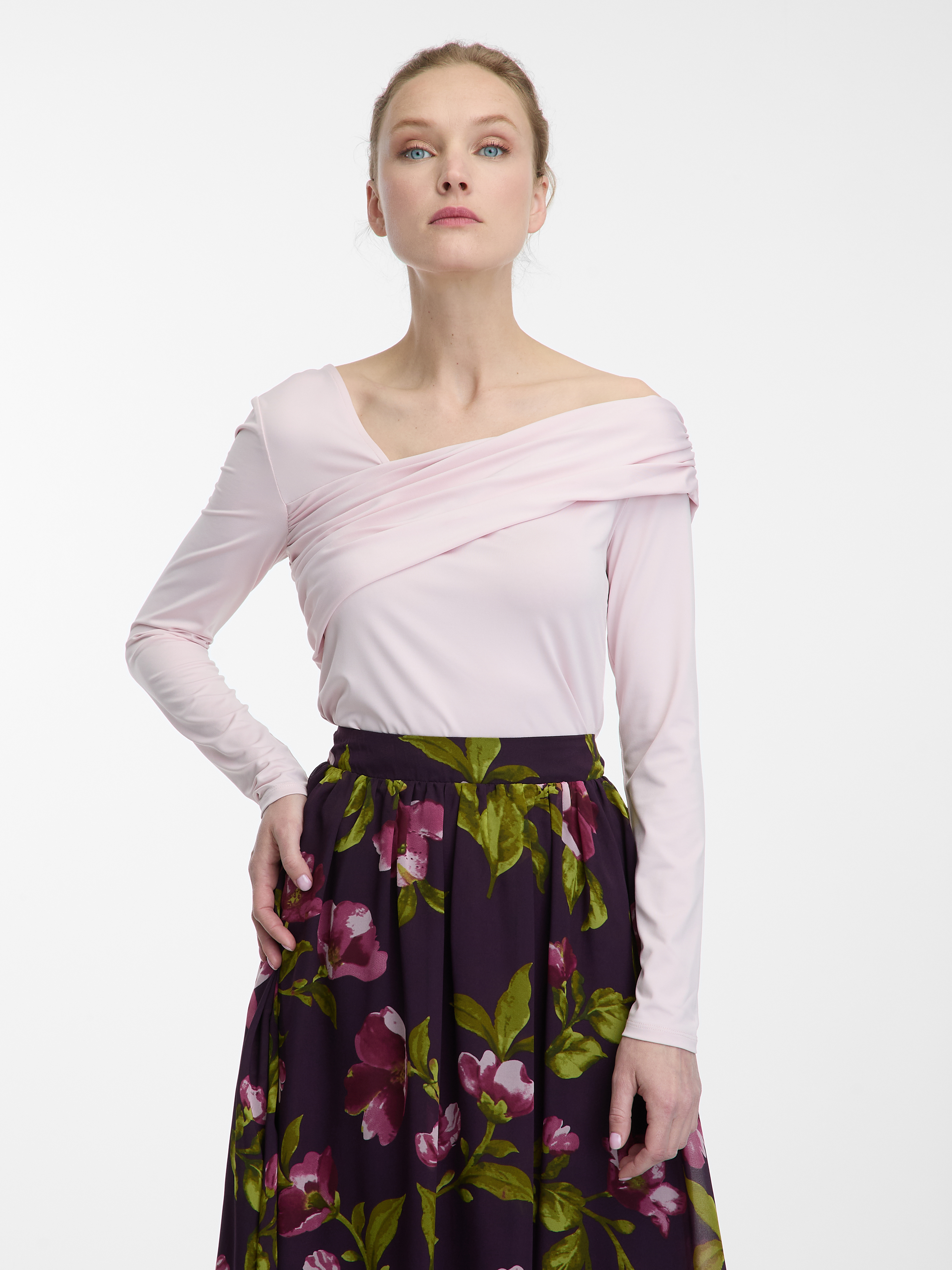 Светлорозова дамска блуза ORSAY