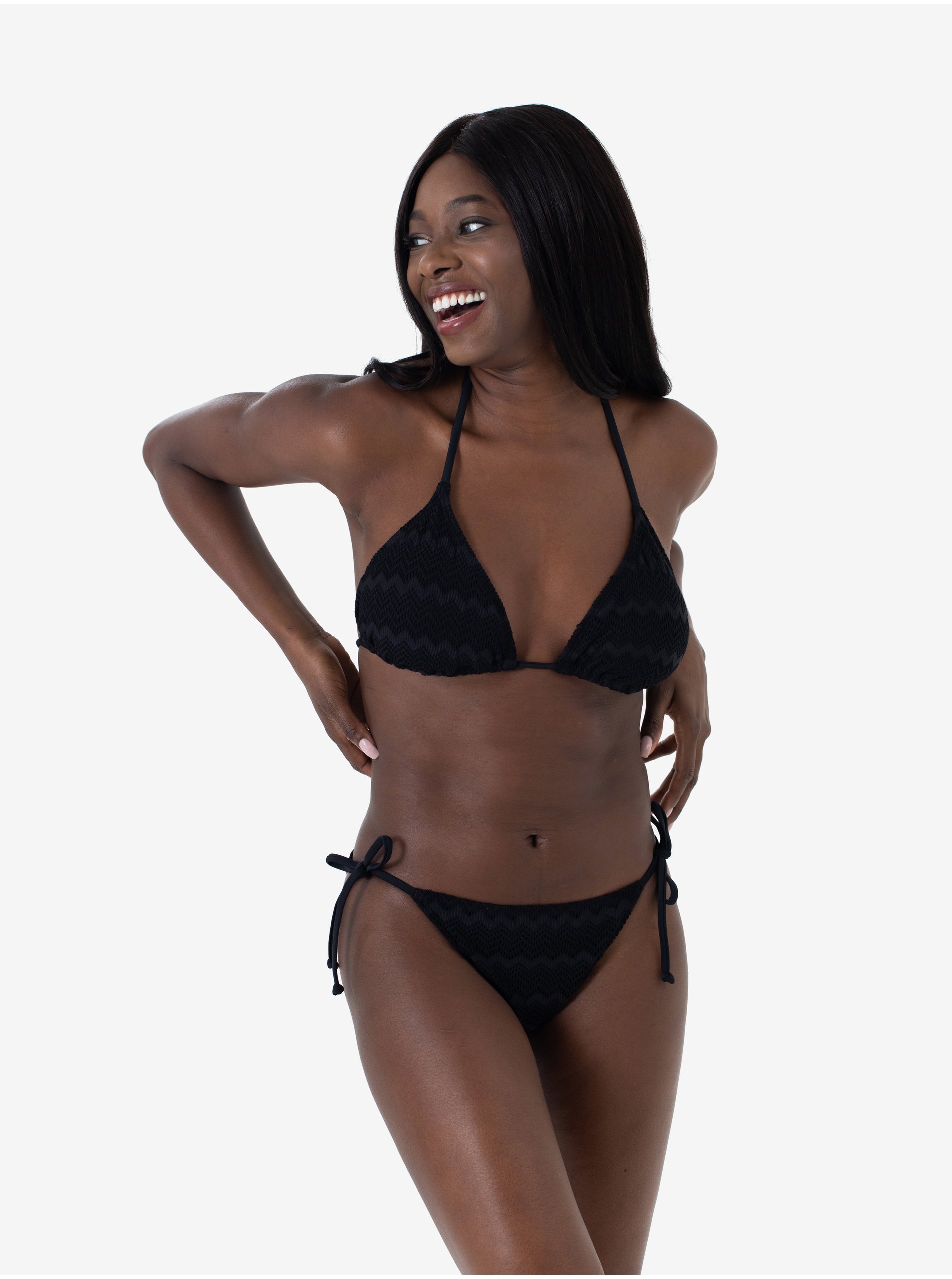 Black Women&#039;s Patterned Swimsuit Bottom DORINA Kubah - Women