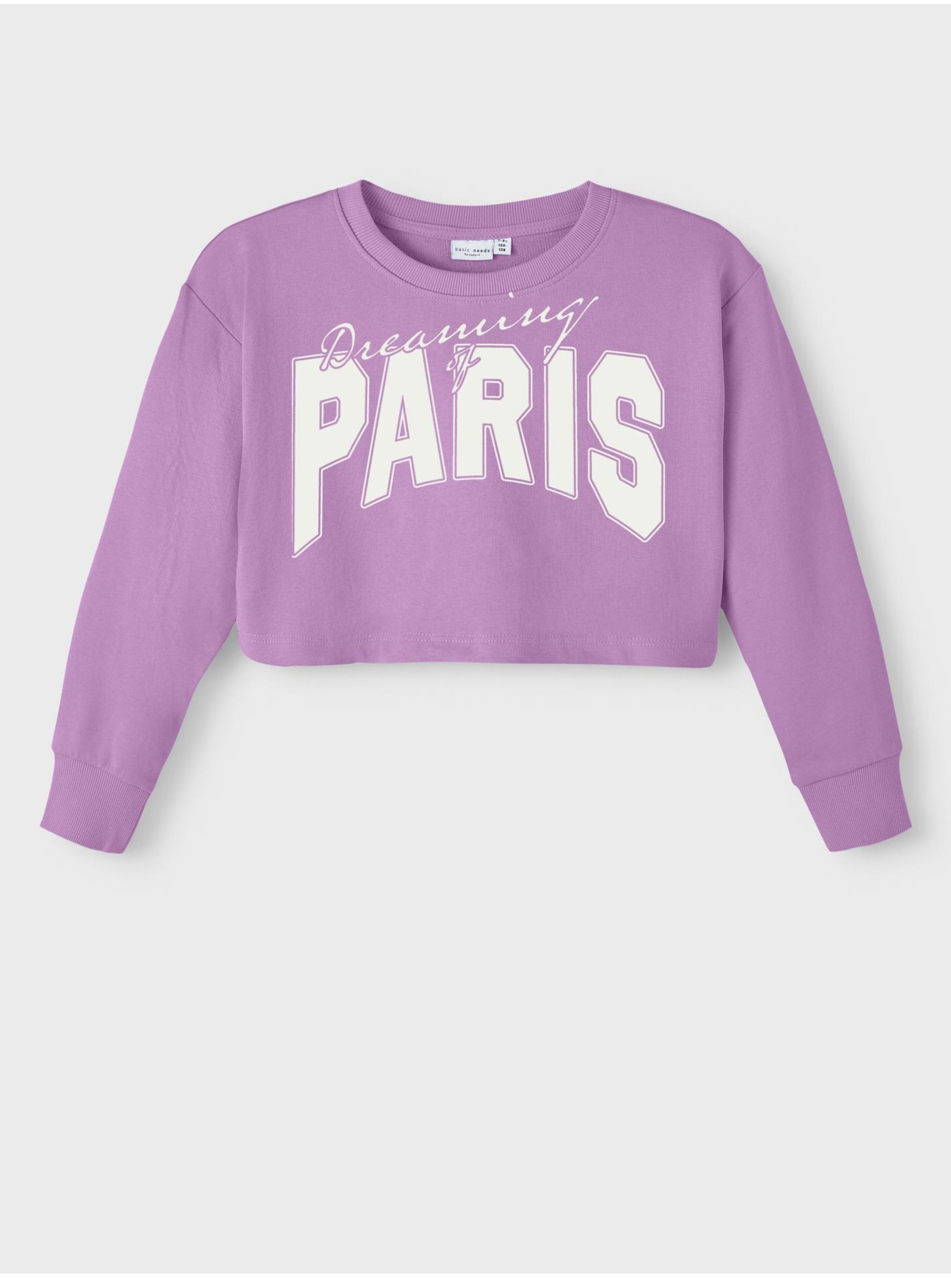 Light purple girly sweatshirt name it Vanita - Girls