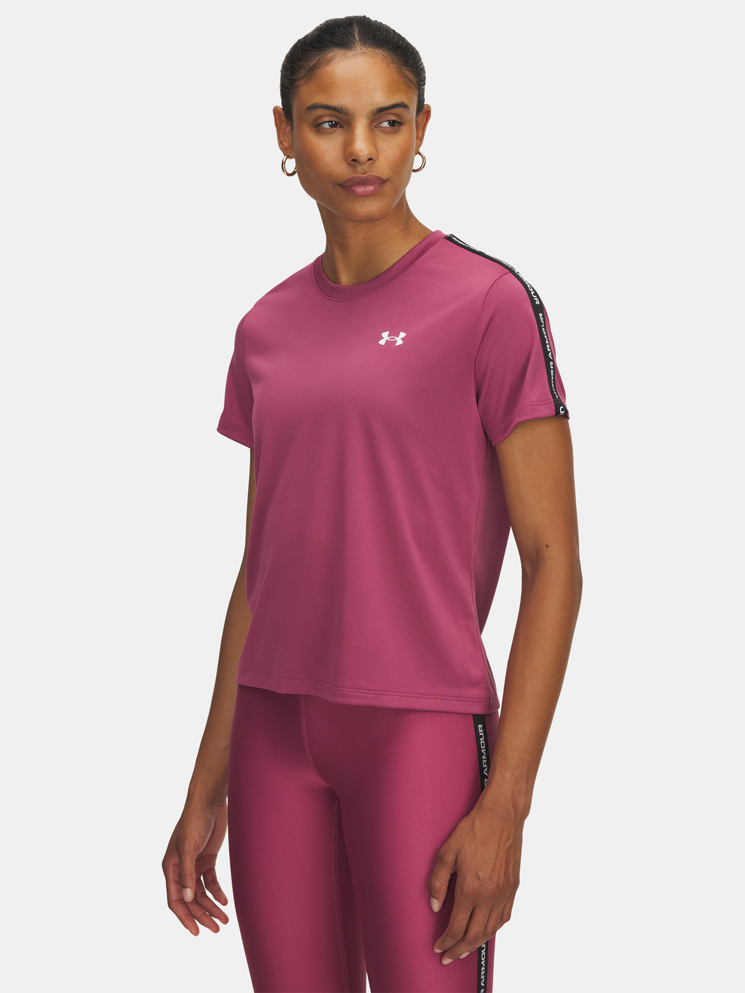 Under Armour UA Tech WM Tape SS-RED Women's T-Shirt - Women's