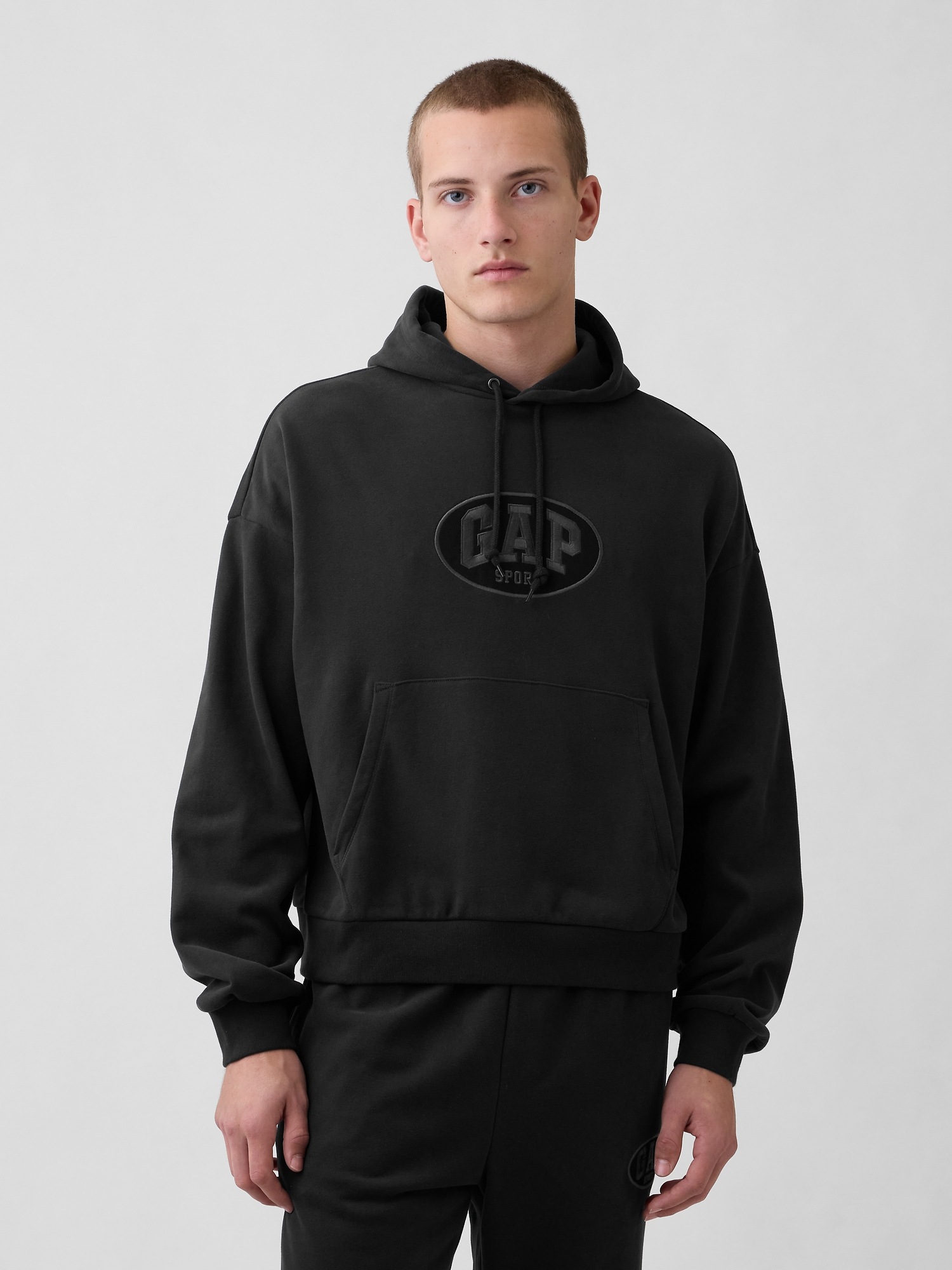 Мъжки суитшърт GAP с лого и голям размер