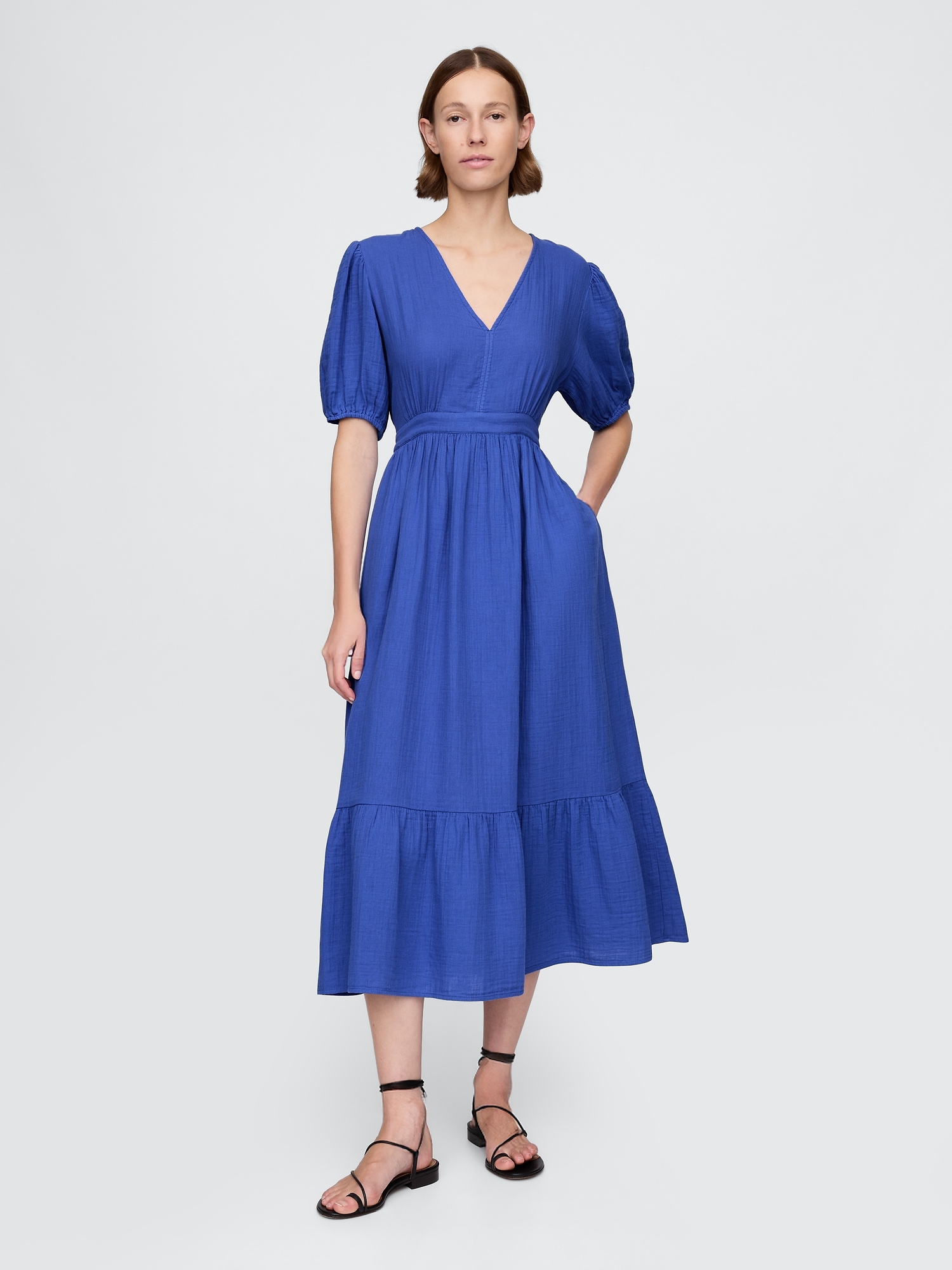 GAP Muslin midi dress - Womens