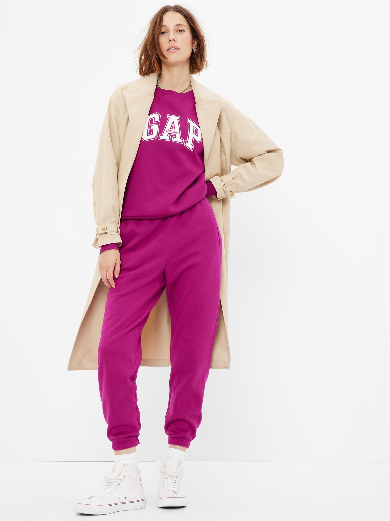 GAP Tepláky vintage high rise - Dámské