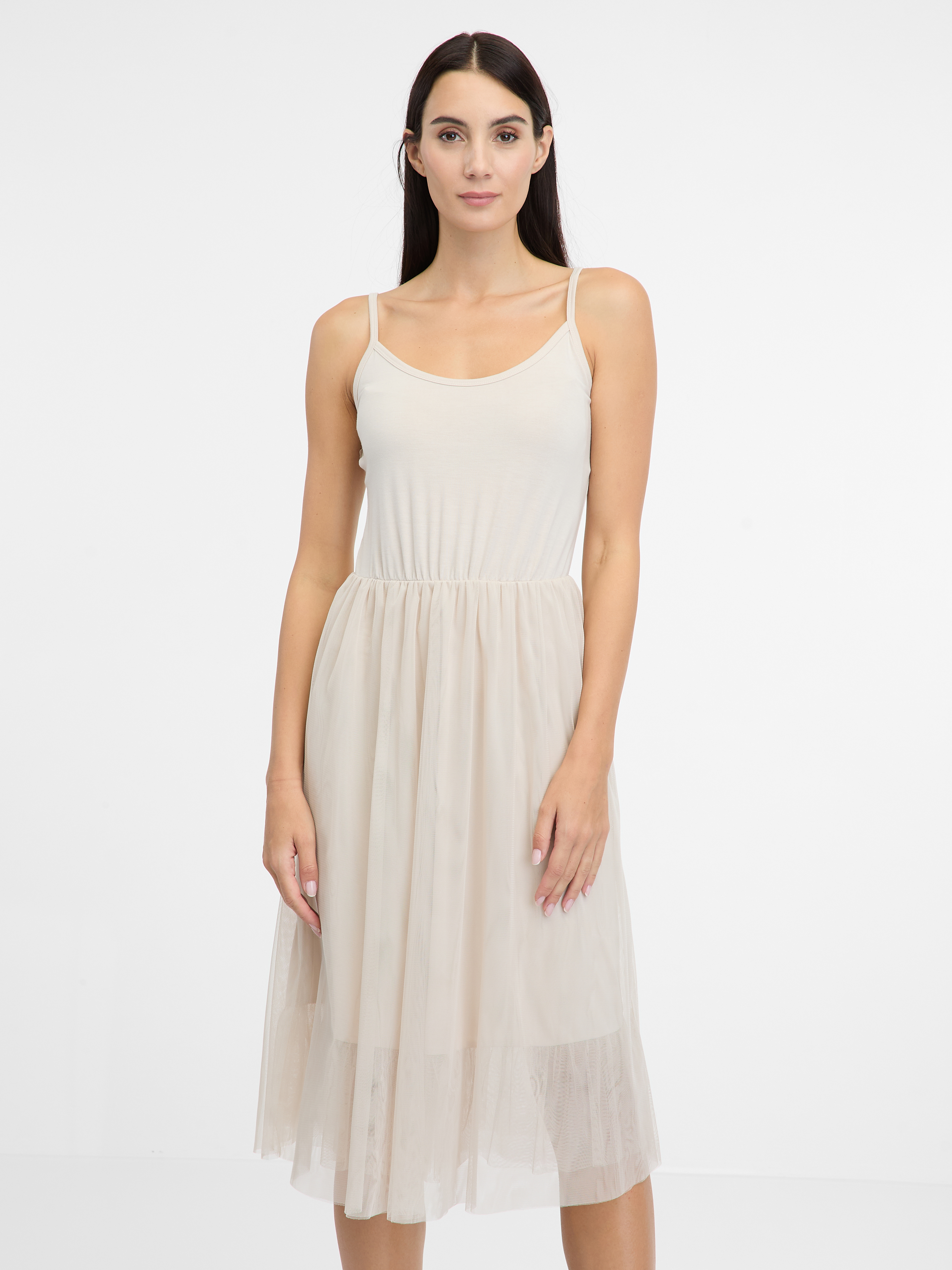 Cream womens midi dress ORSAY - Womens