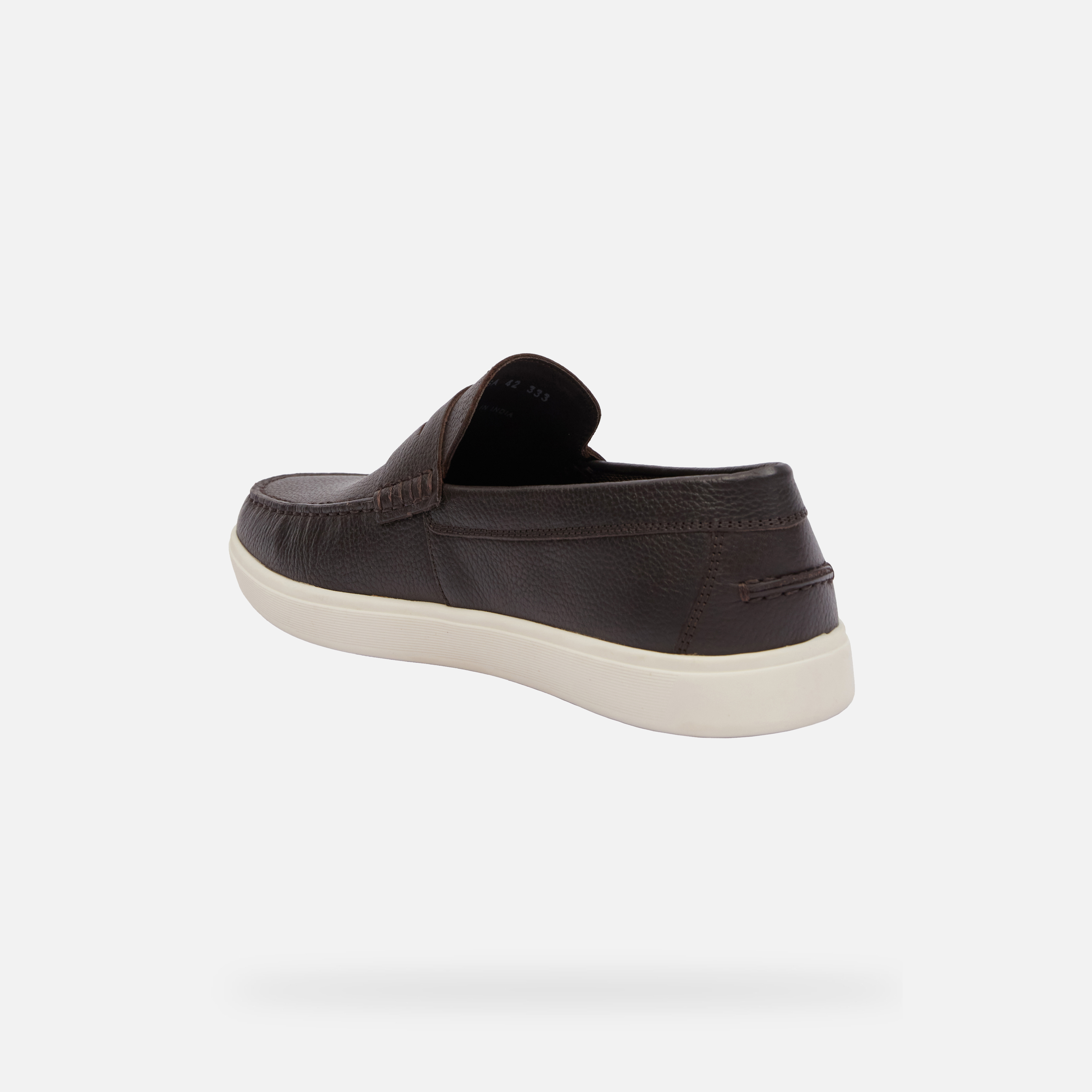 Brown men's moccasins Geox Avola - Men's