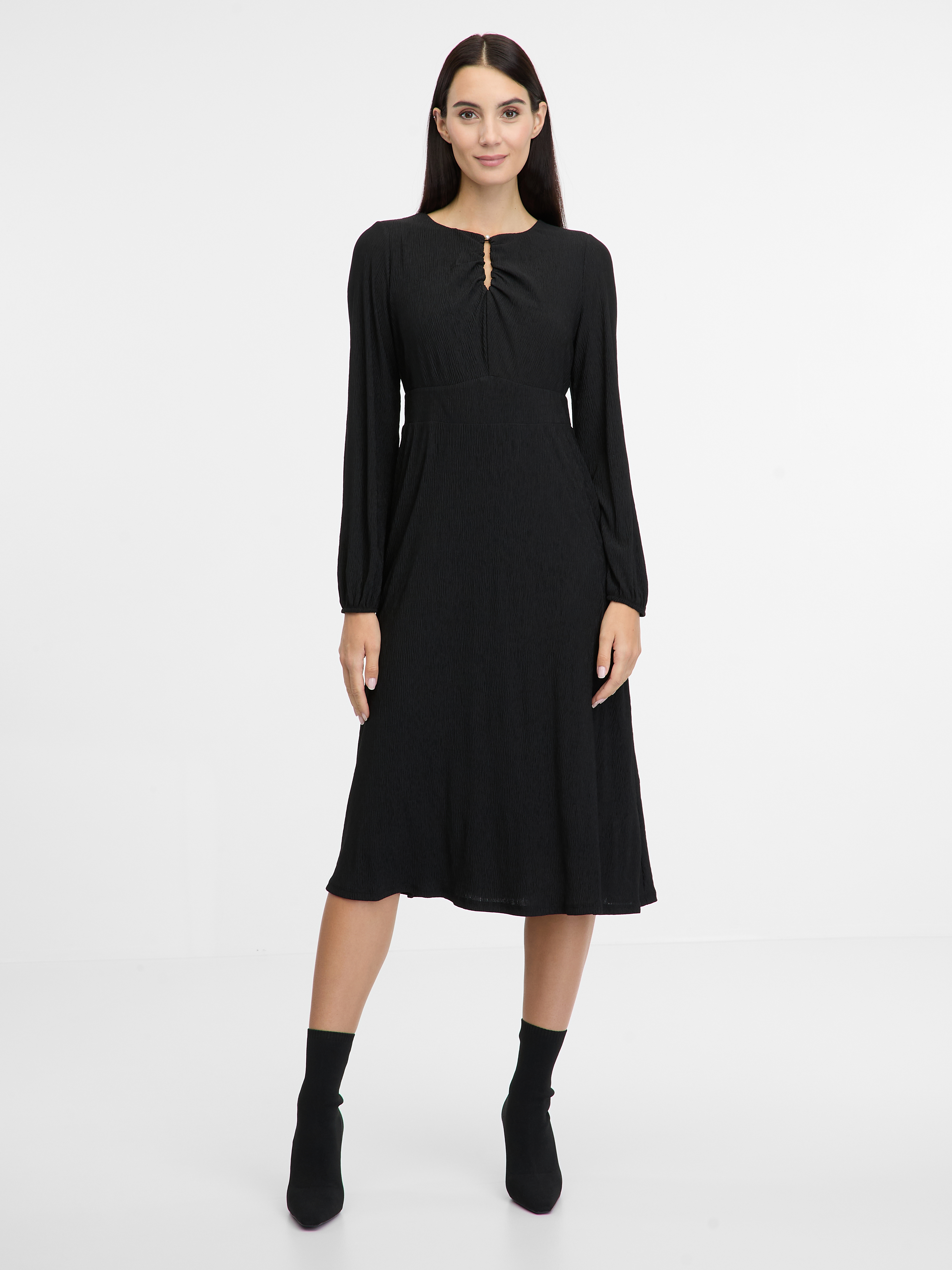 Black women's midi dress ORSAY - Women's