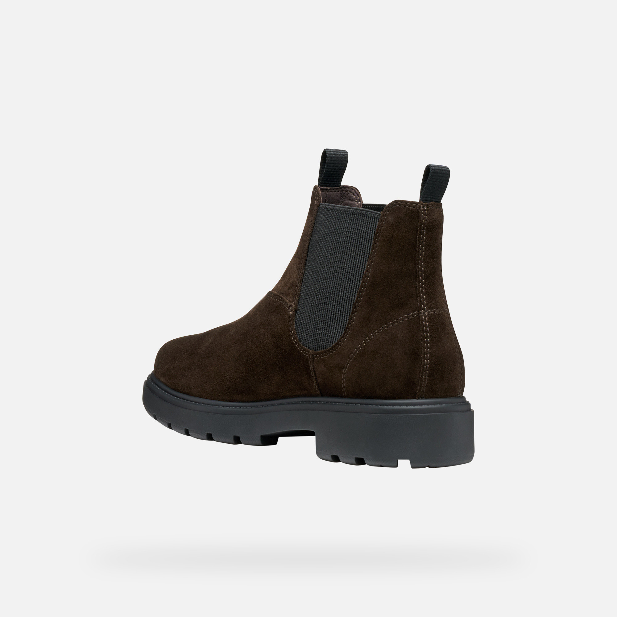 Dark brown men&#039;s ankle boots Geox Spherica EC7 - Men&#039;s