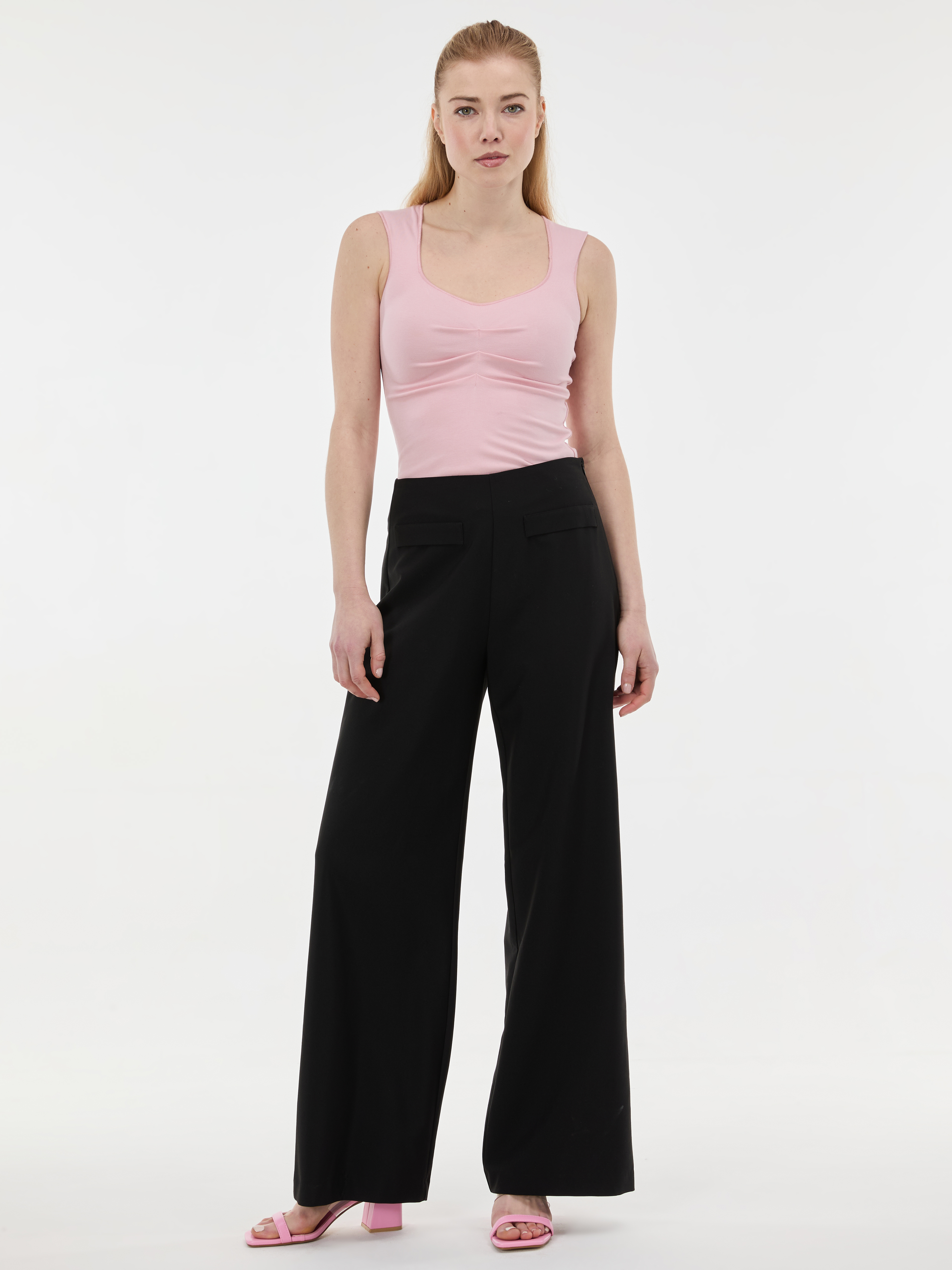 Черни прави панталони ORSAY