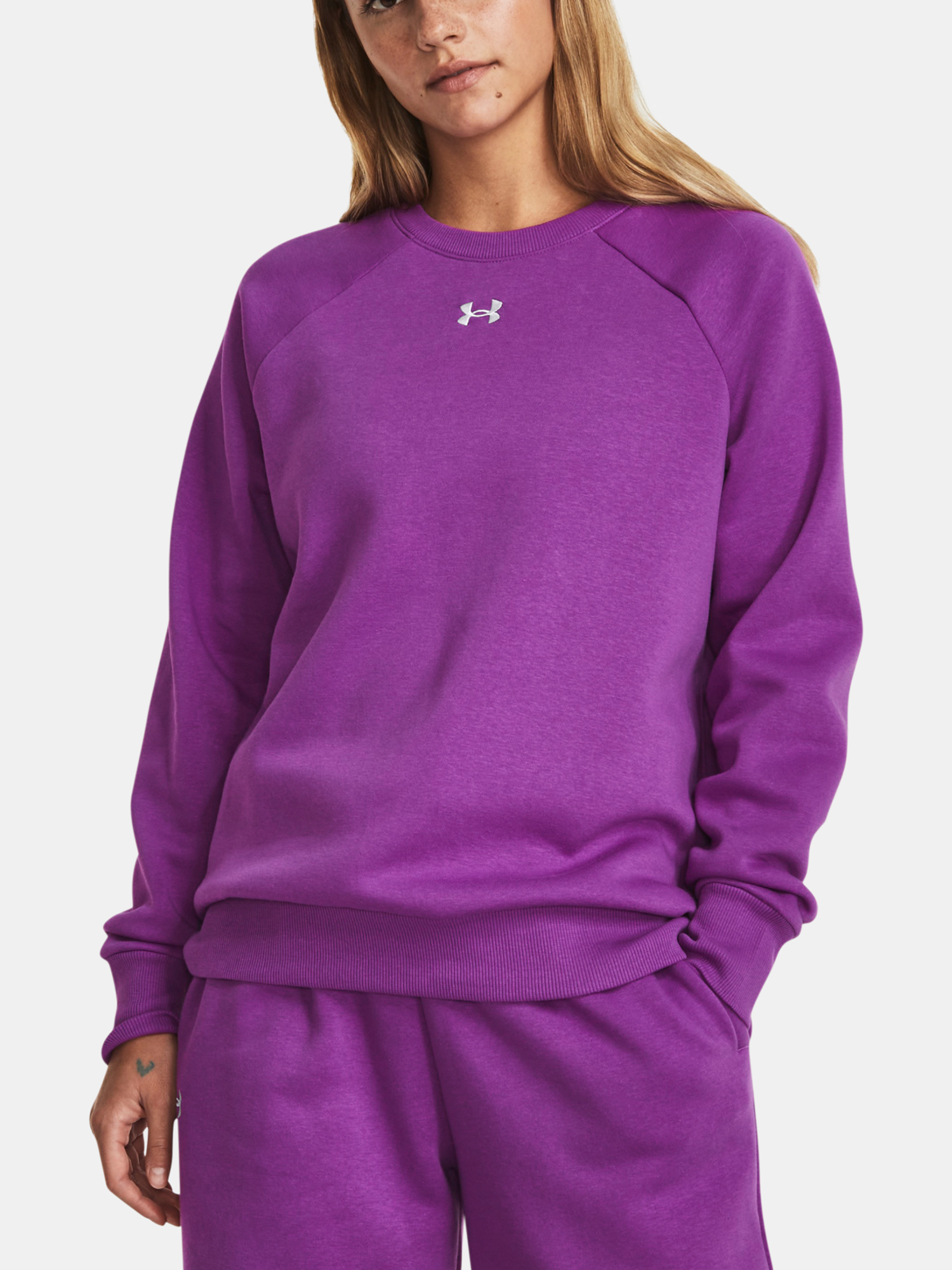 Under Armour Sweatshirt UA Rival Fleece Crew-PPL - Women