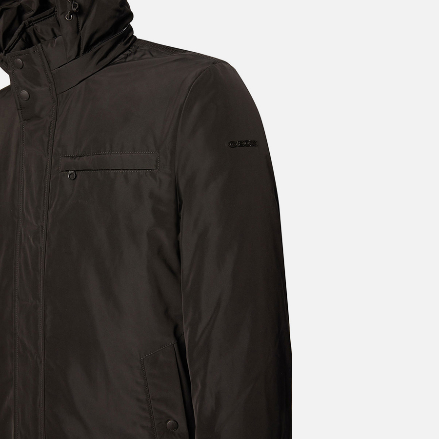 Black men&#039;s jacket Geox Kennet - Men&#039;s