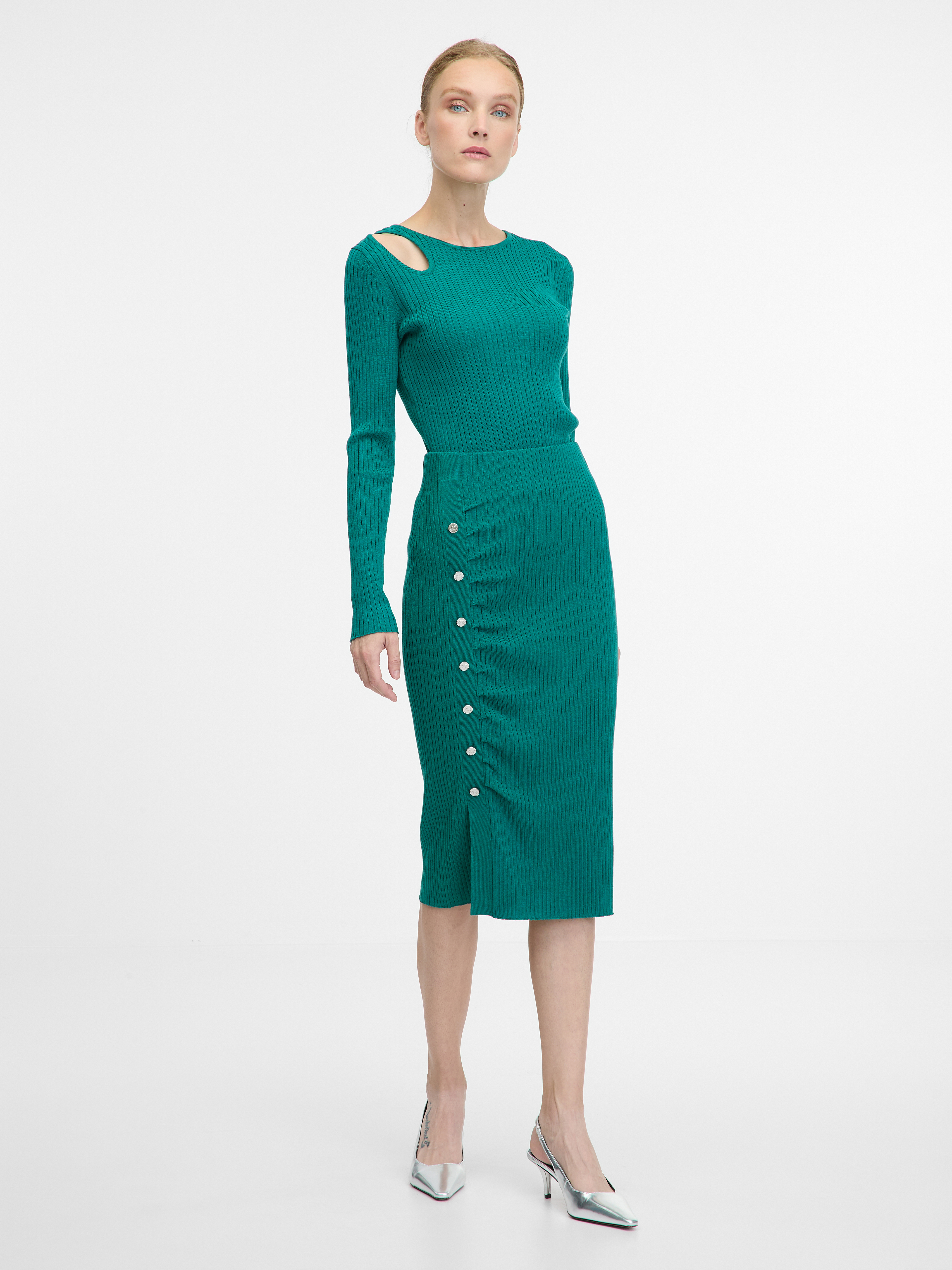 Green women&#039;s pencil skirt ORSAY - Women&#039;s