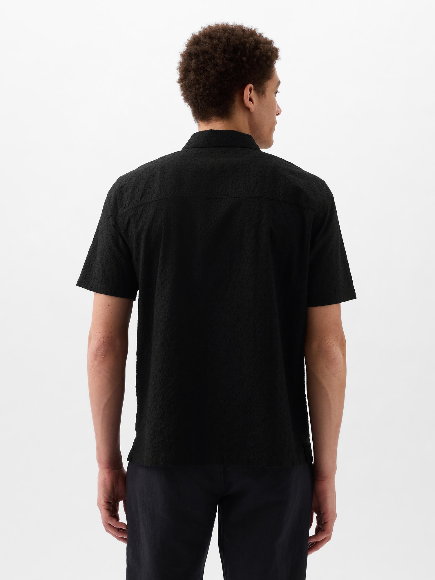 Camasi casual pentru barbati GAP - negru