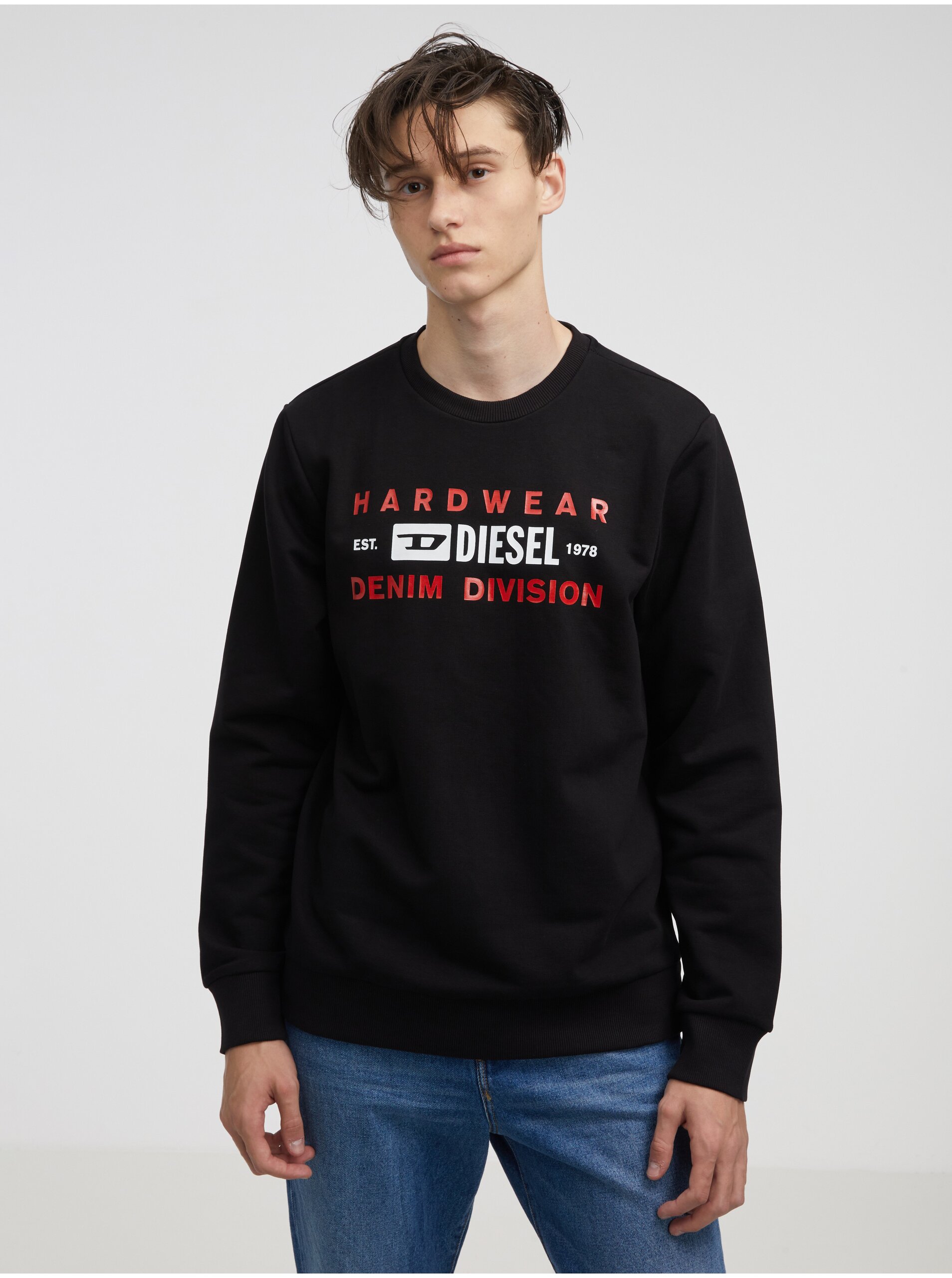 Men's Black Diesel Sweatshirt - Men's