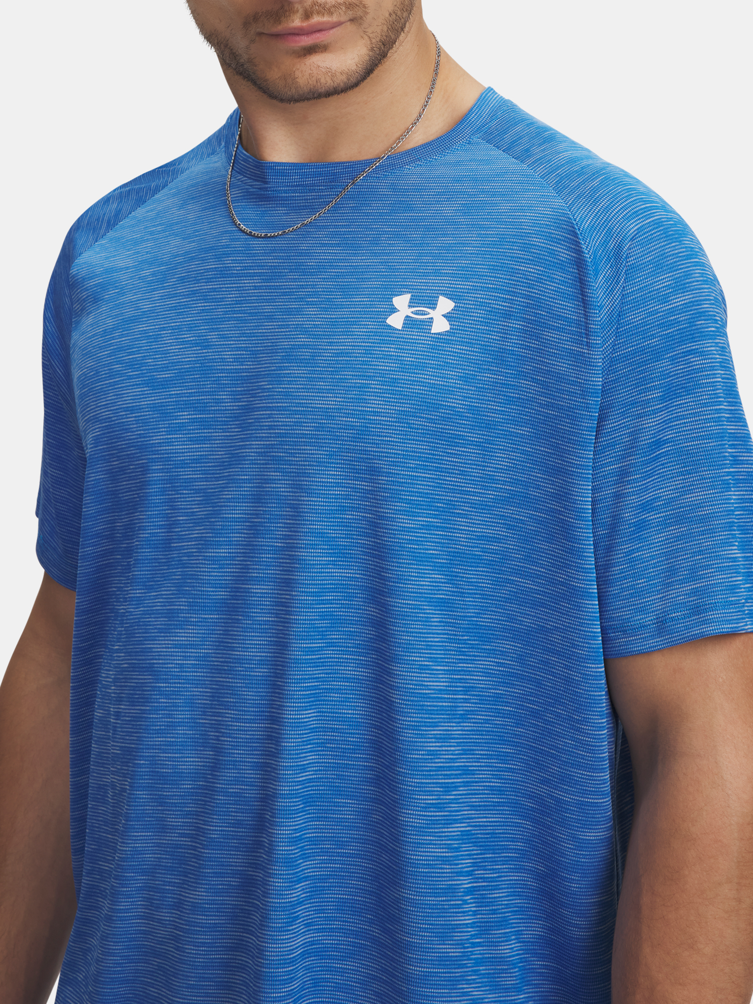 Men's T-shirt Under Armour UA Tech Textured SS-BLU - Men's