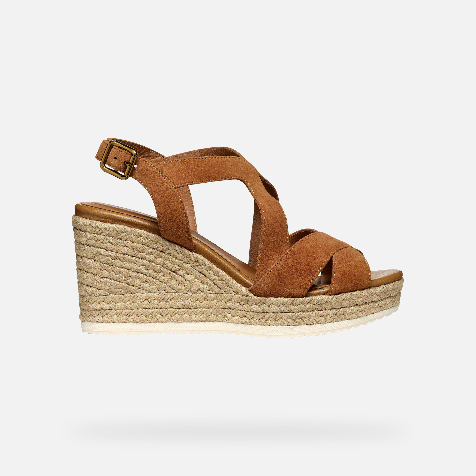 Brown women&#039;s sandals Geox Ponza - Women&#039;s