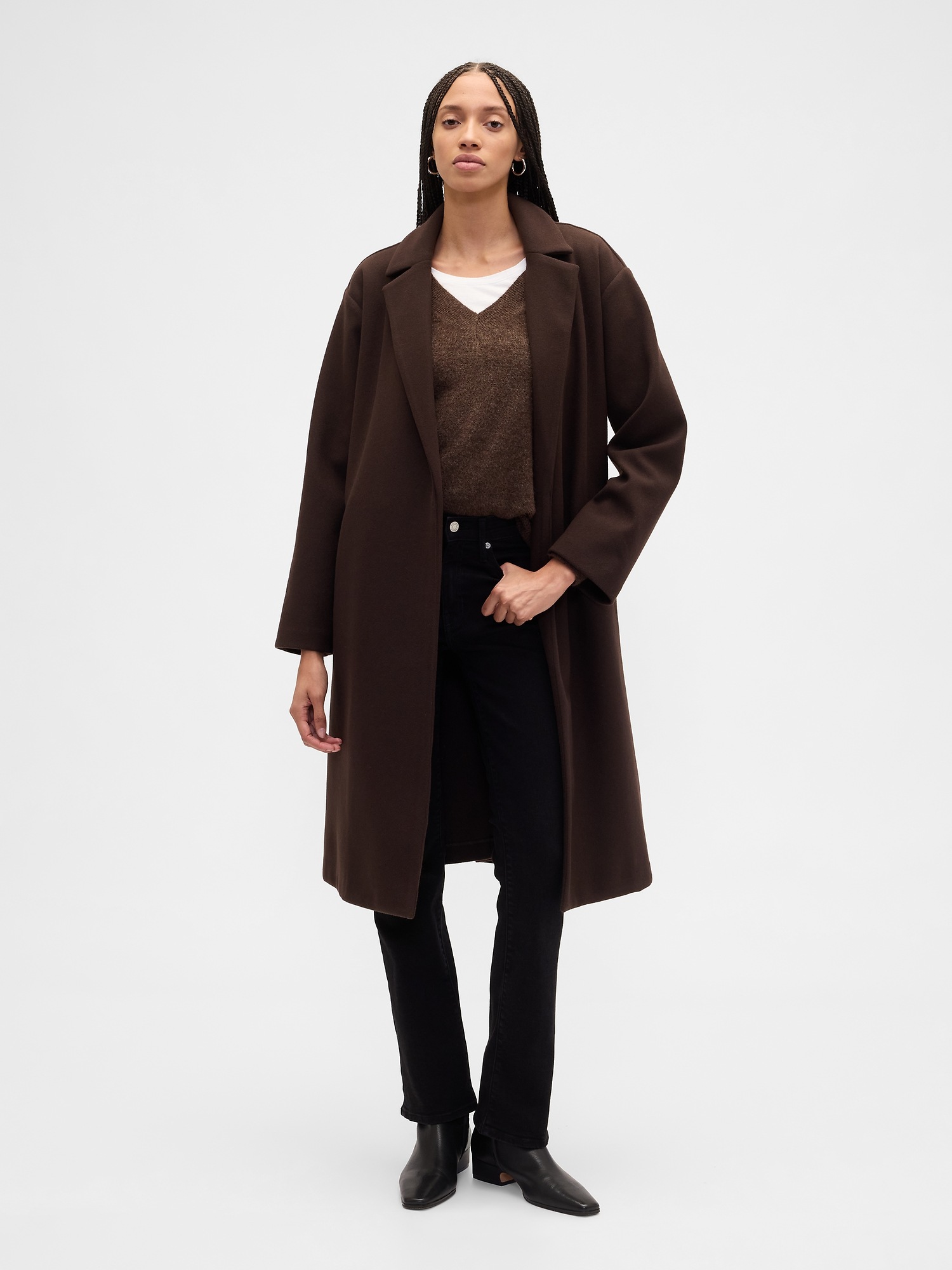 GAP Tie Coat - Women's
