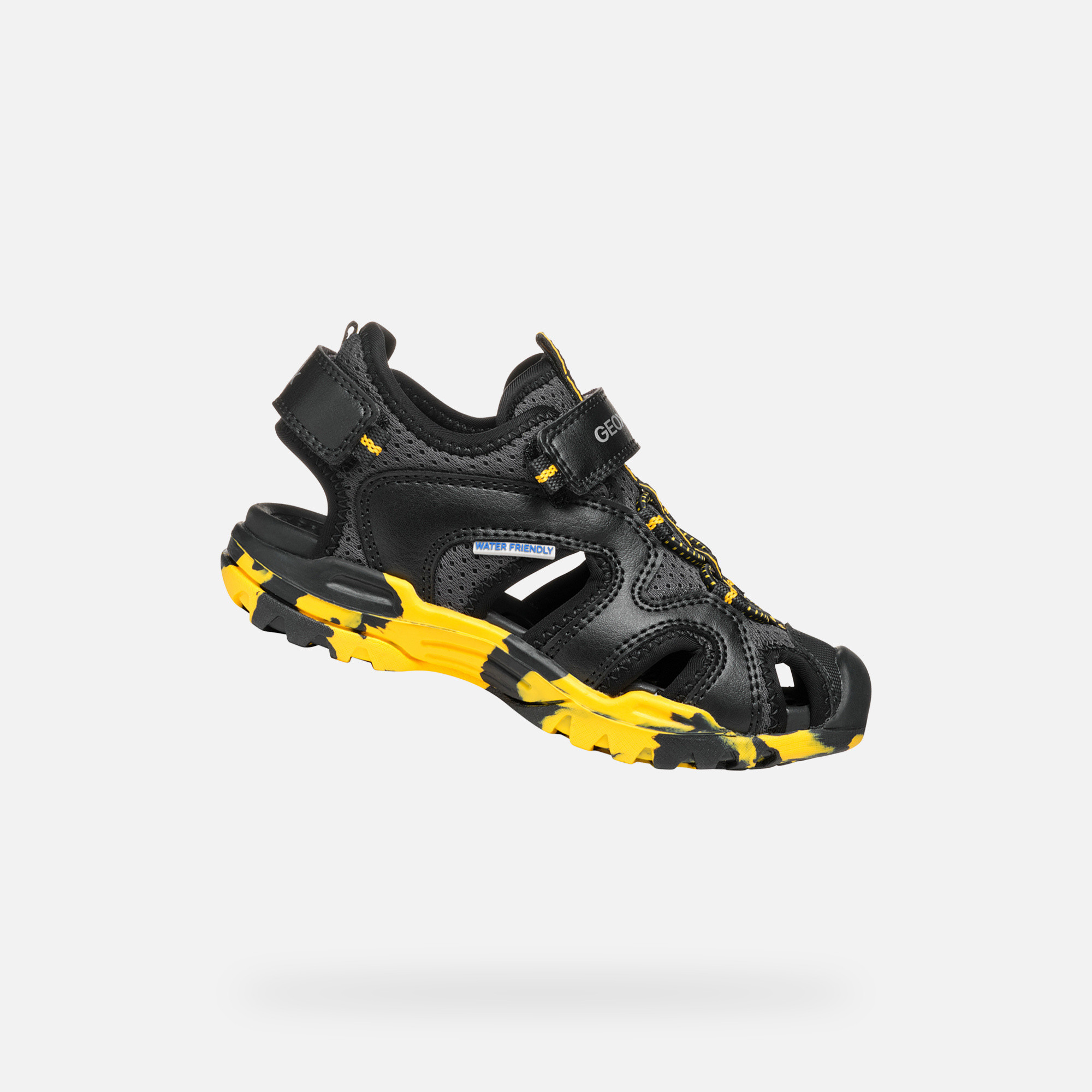 Geox Borealis Black Boys Sandals - Boys