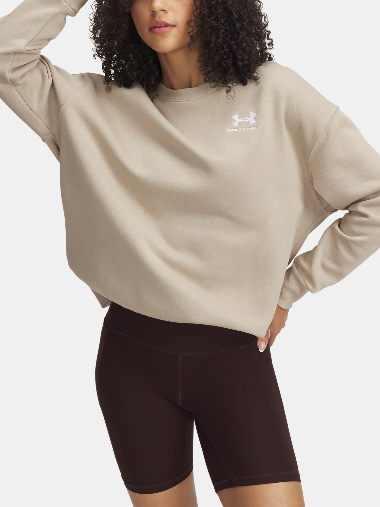 Women&#039;s Under Armour UA Icon Fleece OS Crew sweatshirt - Women&#039;s