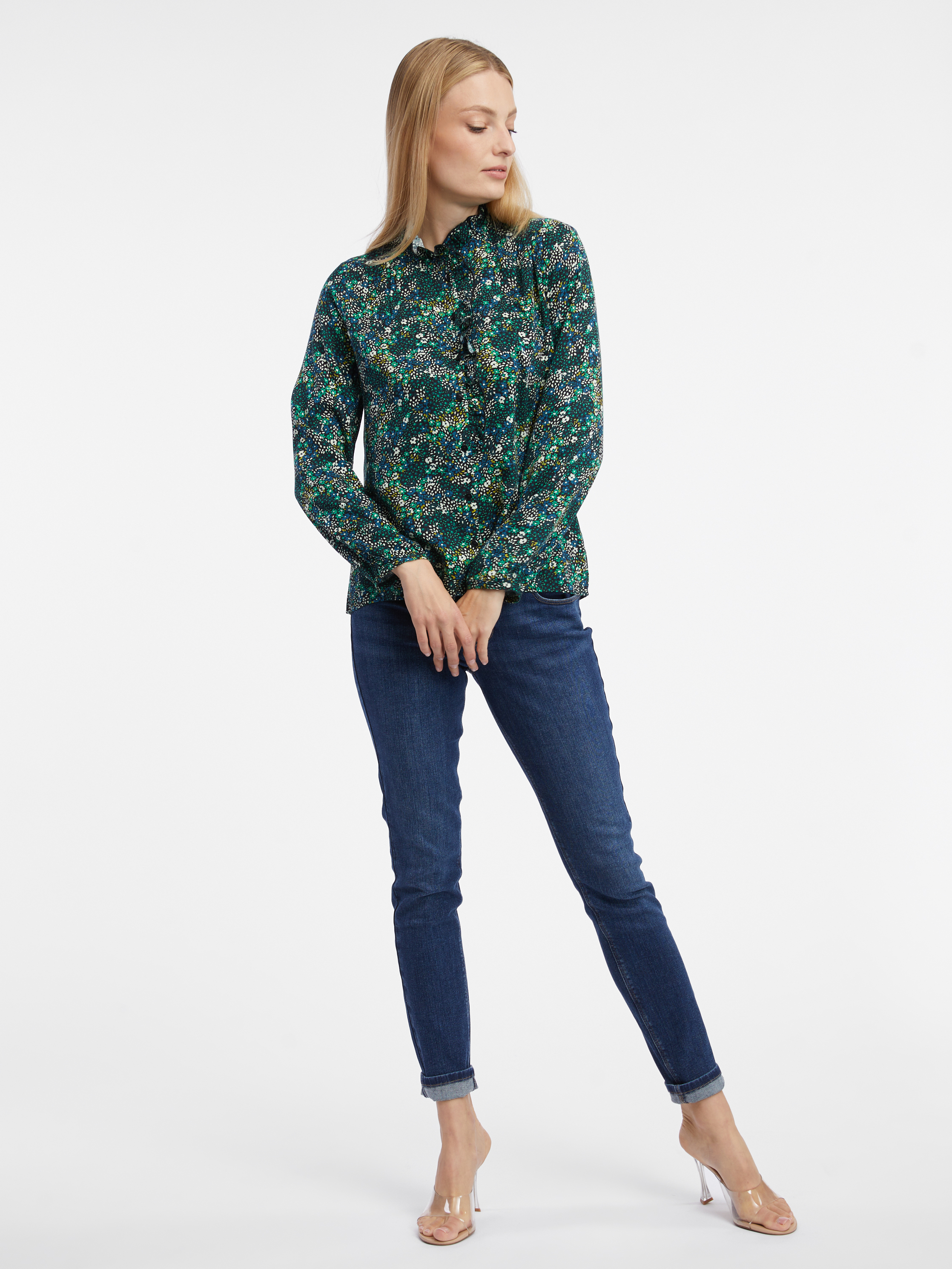 Marimi curvy pentru femei ORSAY - verde inchis