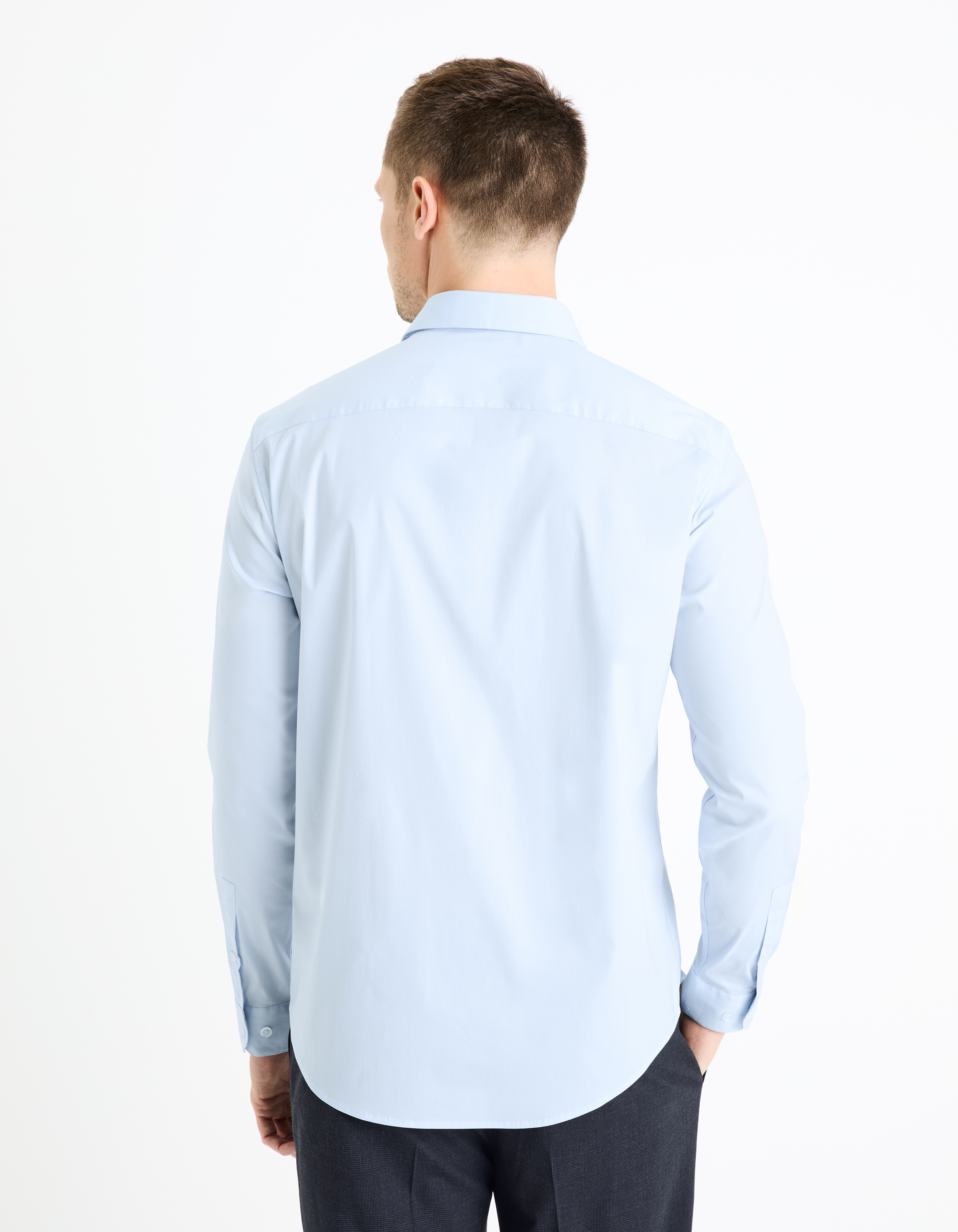 Camasi office pentru barbati Celio - albastru deschis
