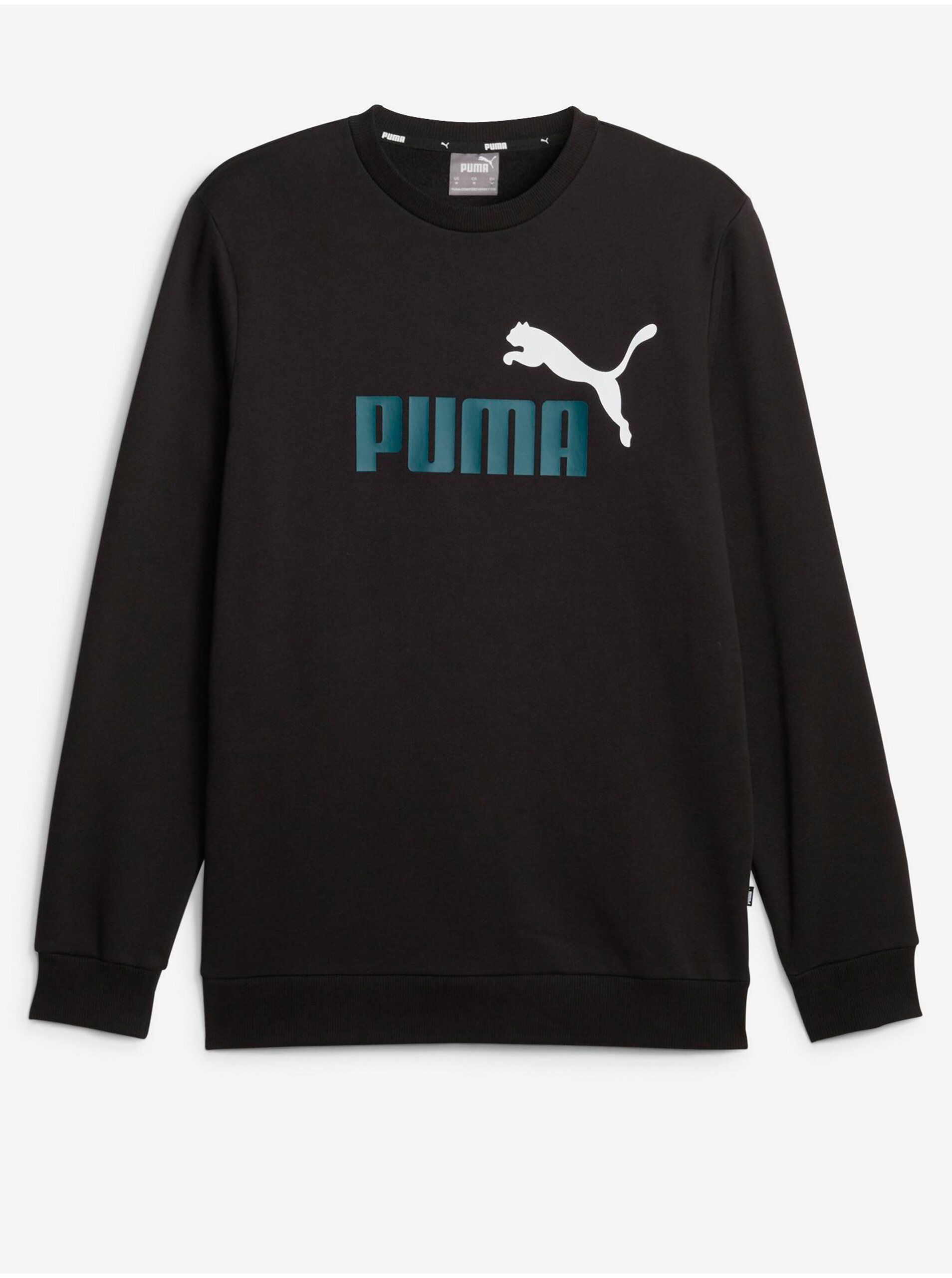 Black Men Sweatshirt Puma ESS+ 2 - Men