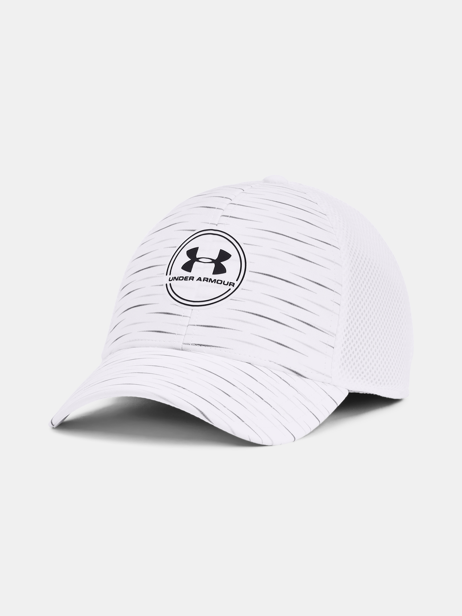 Under Armour Cap Iso-chill Driver Mesh-WHT - Mens