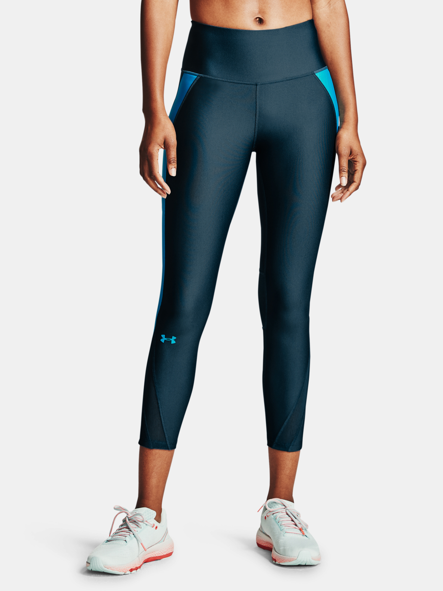 Under Armour Leggings UA HG Armour CB Ankle Crop-BLU - Ladies
