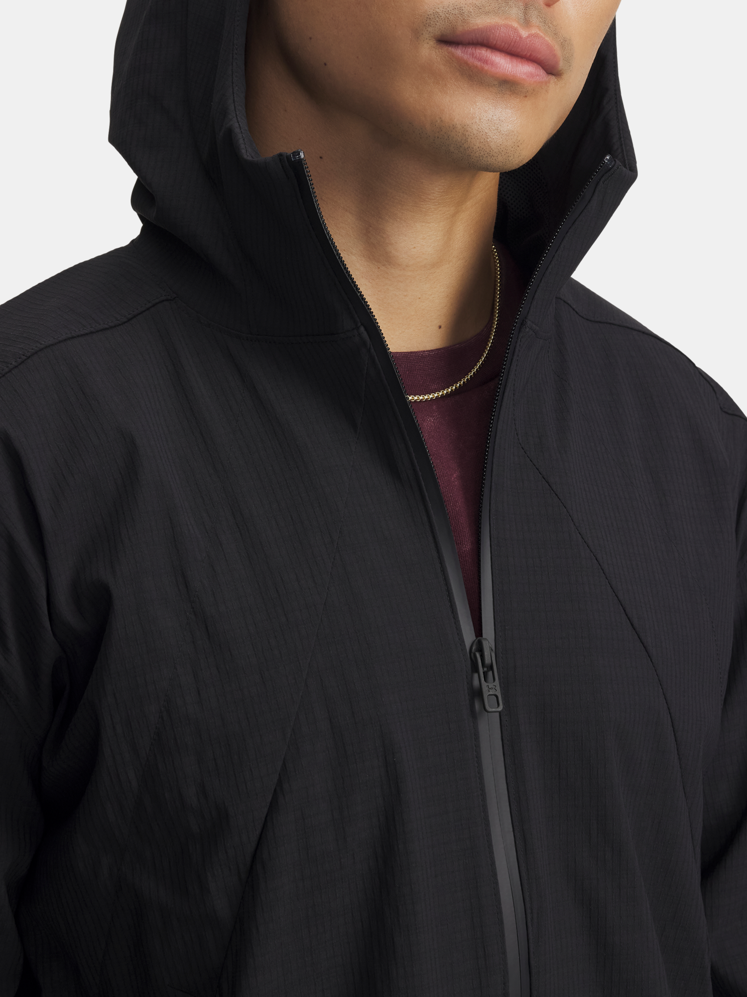Men&#039;s Under Armour UA Unstoppable Txt Woven Jacket Jkt-BLK - Mens