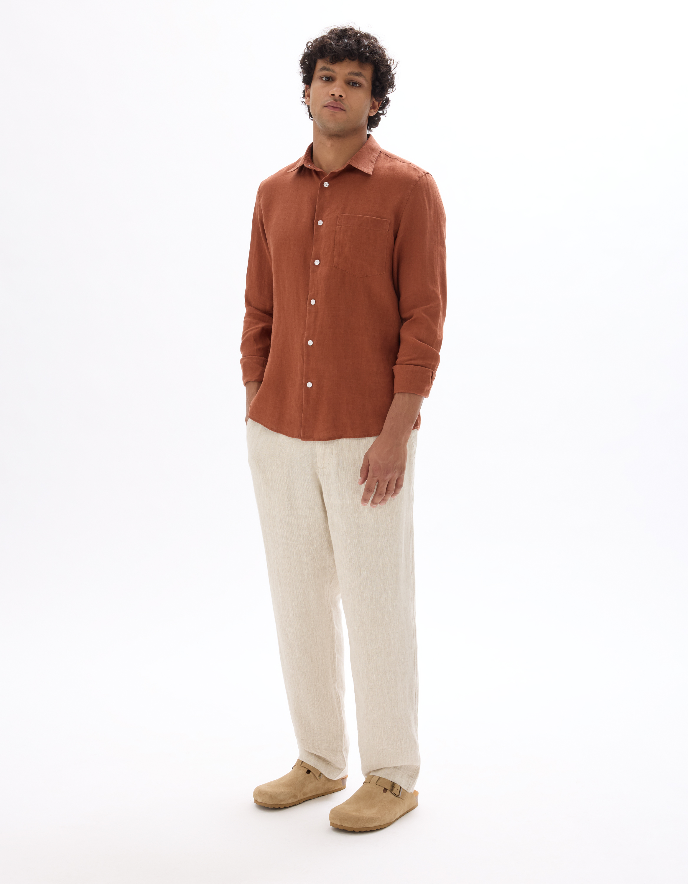 Pantaloni casual pentru barbati Celio - bej