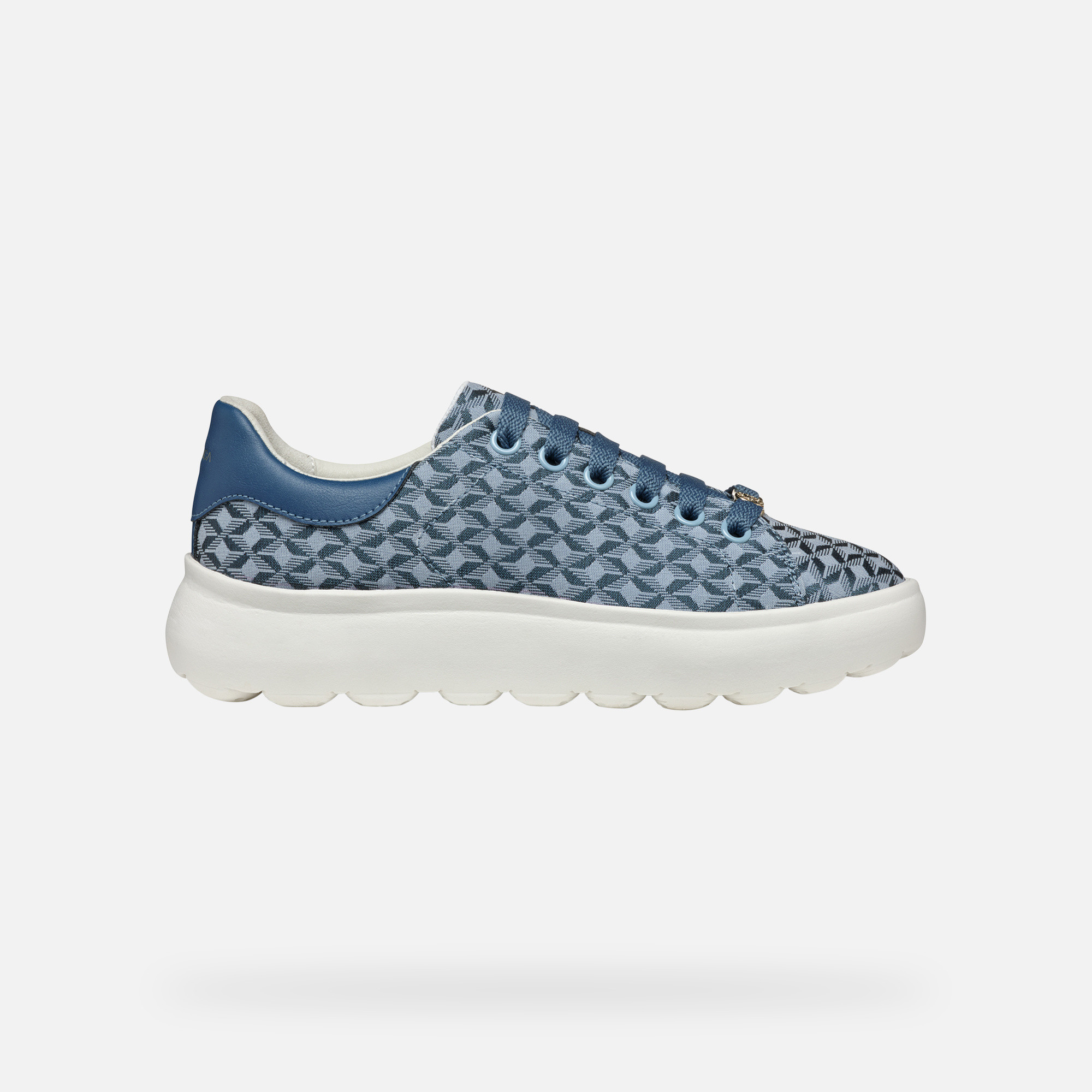 Light blue women's sneakers Geox Spherica EC4.1 - Women's